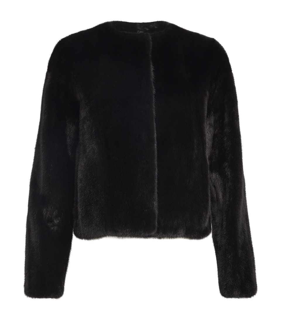 Long-Haired Mink Jacket