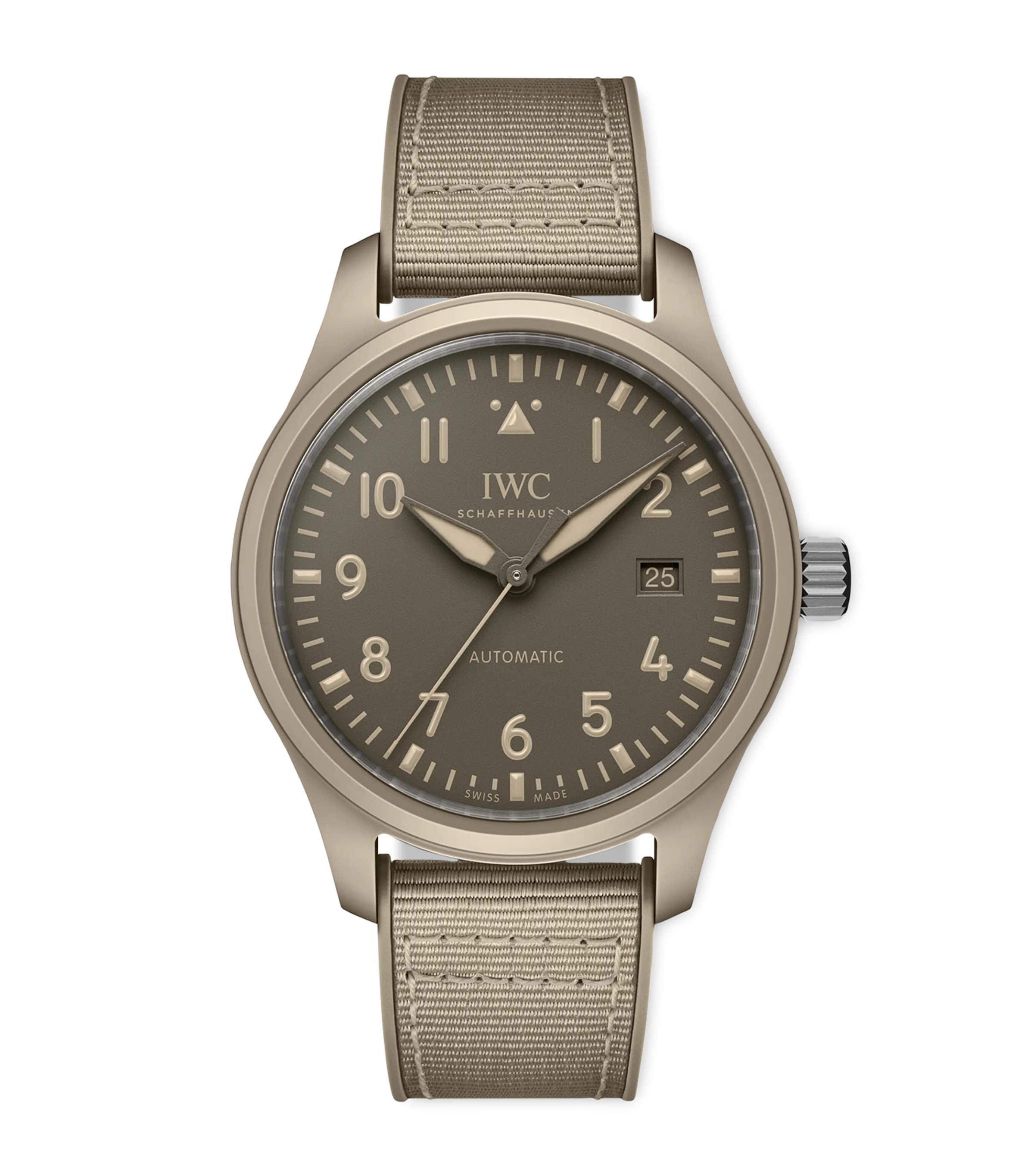 IWC Schaffhausen Ceramic Big Pilot’s TOP GUN Mojave Desert Watch 41mm Brown