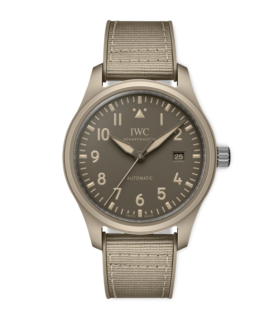 IWC Schaffhausen Ceramic Big Pilot’s TOP GUN Mojave Desert Watch 41mm Brown