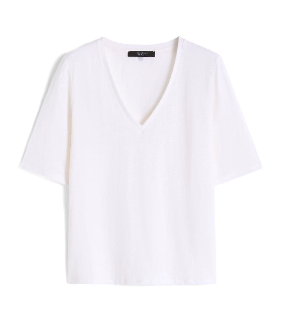 Linen-Blend T-Shirt