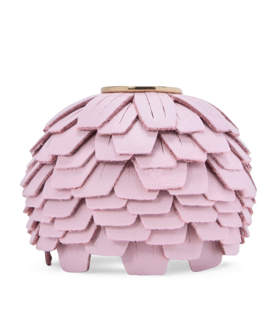 LOEWE Calfskin Flower Personalisation Charm Light Pink