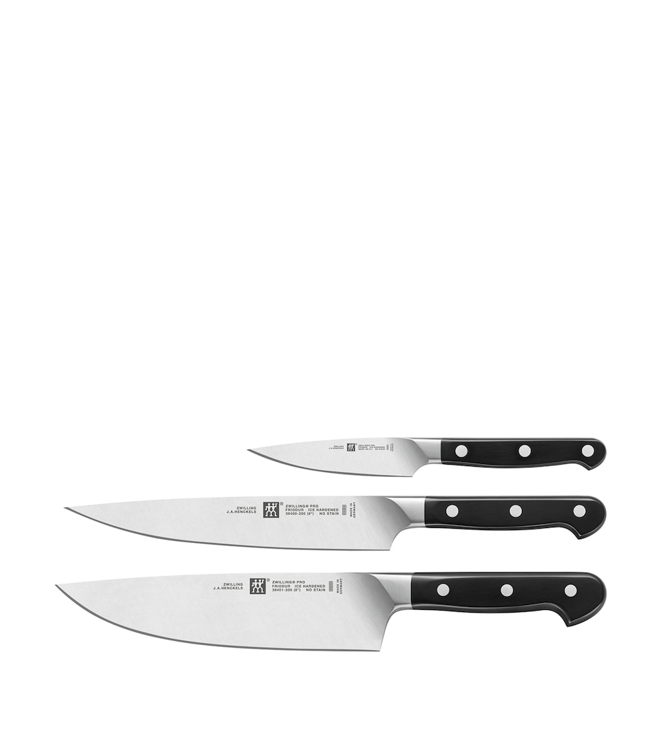 Pro Stainless Steel 3-Piece Knife Set
