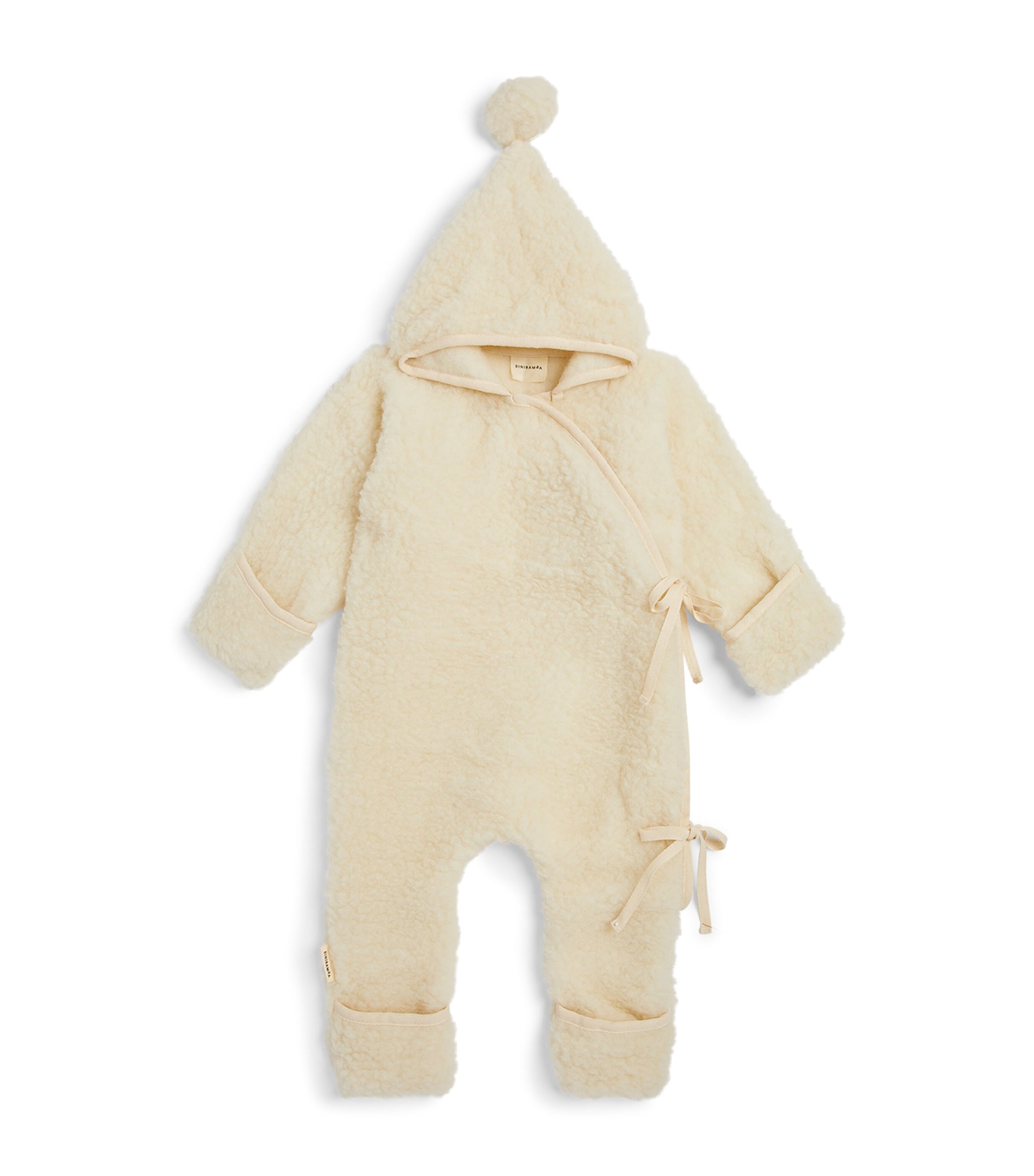Binibamba Wool Snugglesuit All-In-One (12-24 Months) Milk