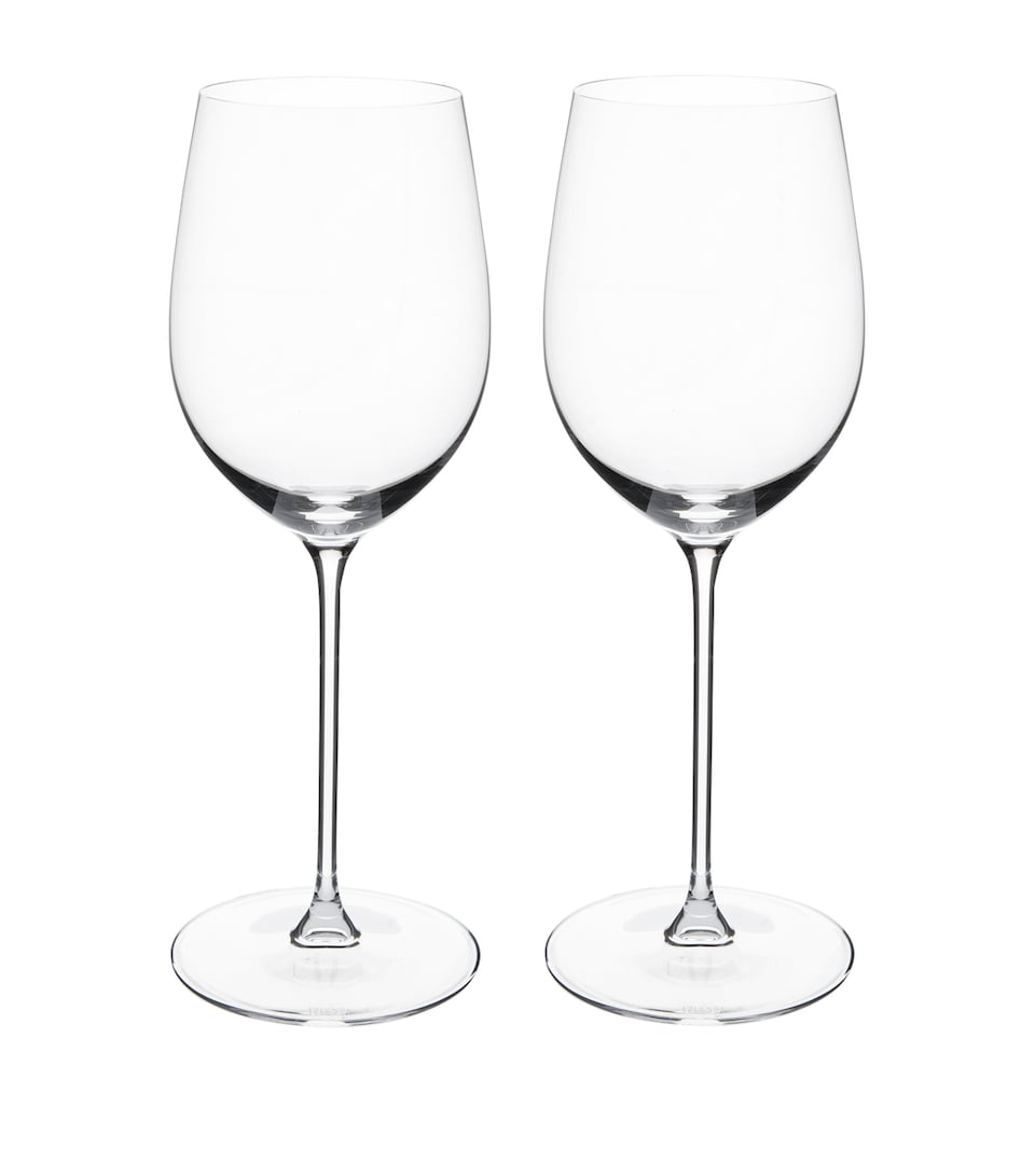 Riedel Set of 2 Crystal Veritas Chardonnay Wine Glasses (381ml) Clear