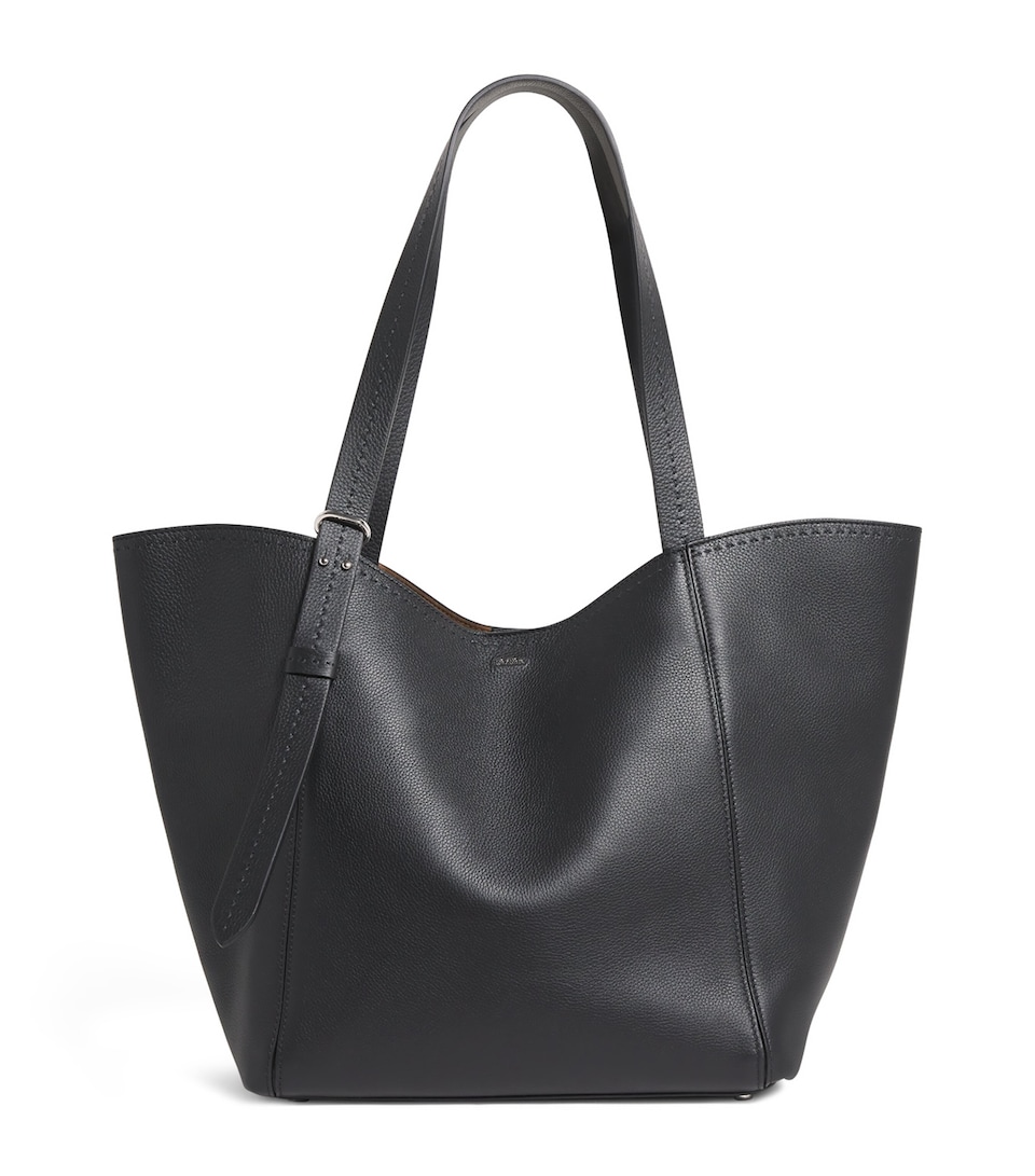 Leather Architepo Tote Bag