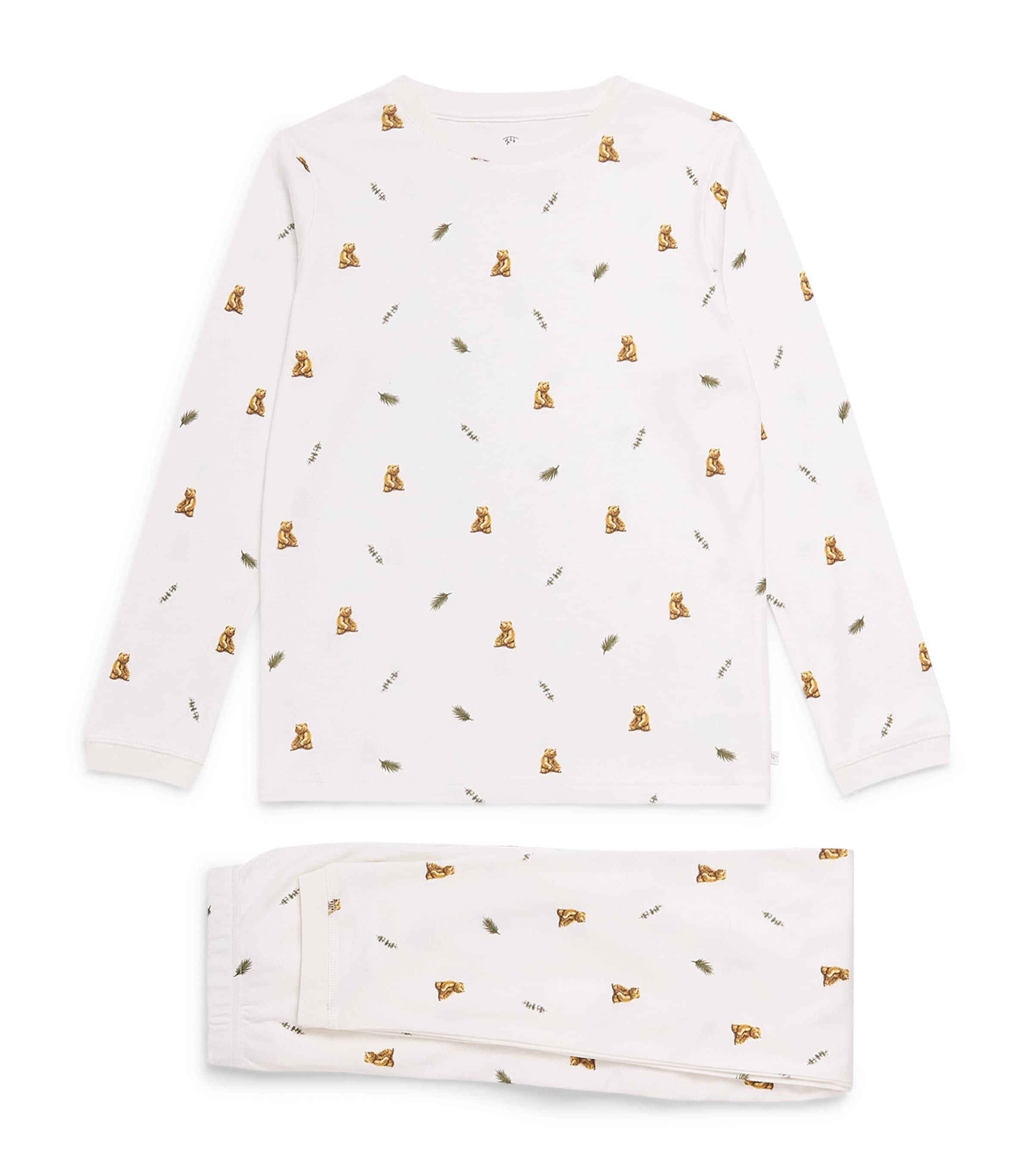 Rosa & Blue Brown Bear Pyjama Set (10-11 Years) Brown Bear
