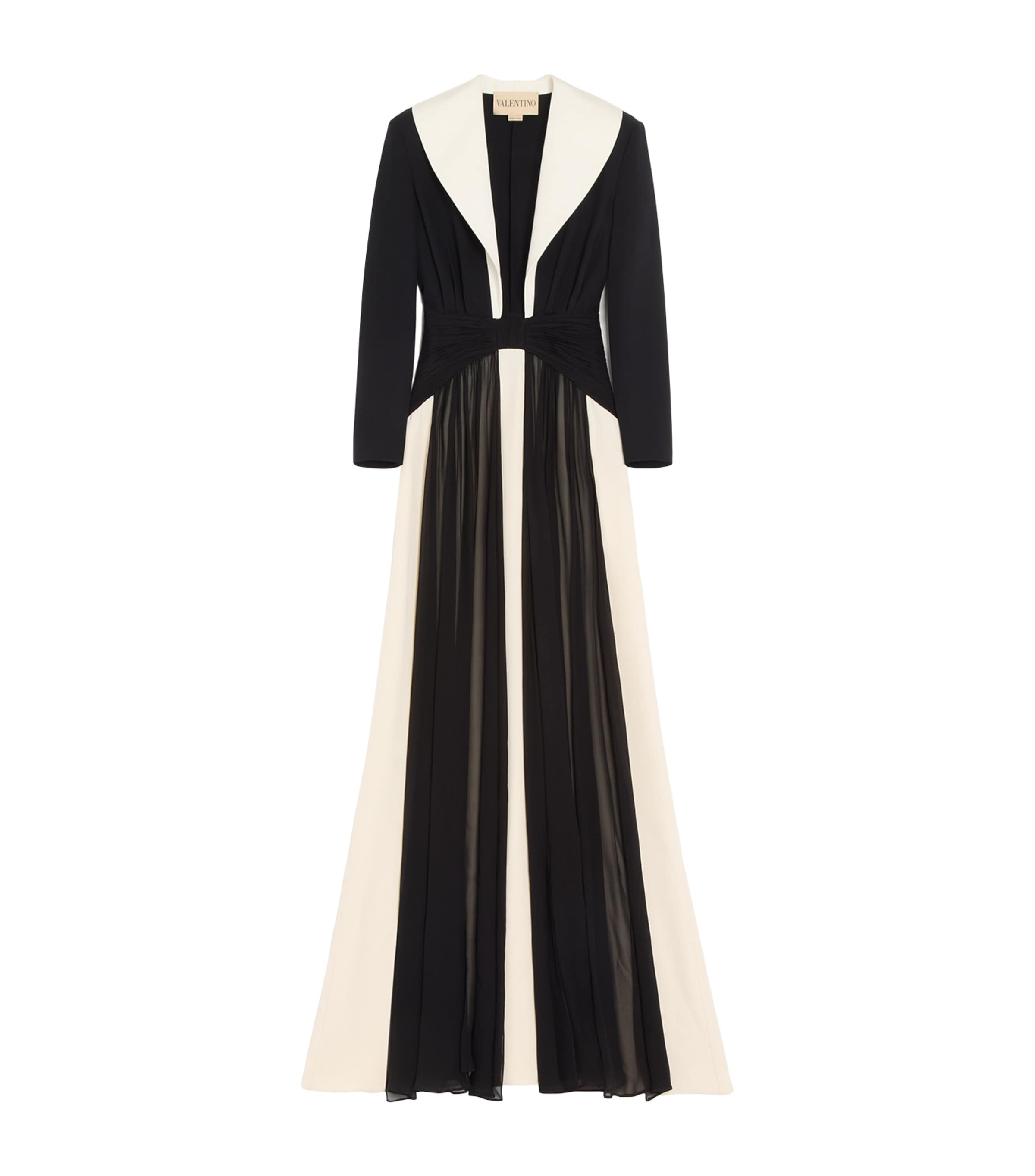 Silk Blazer Gown