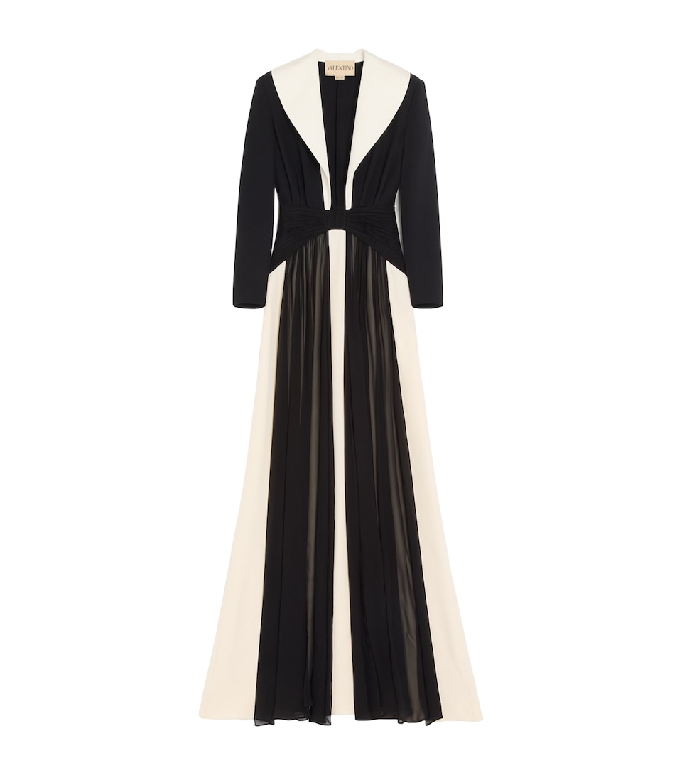Silk Blazer Gown