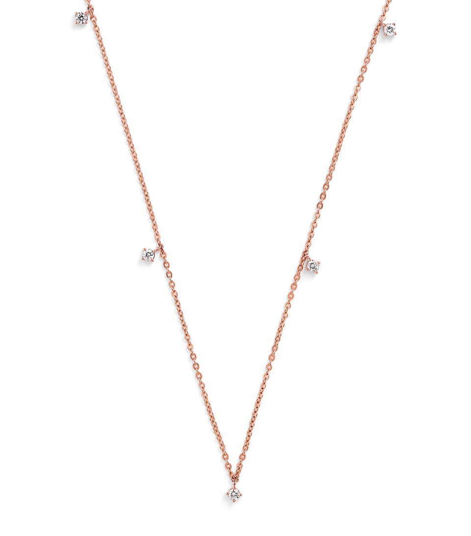 Rose Gold and Diamond Necklace (0.60ct)
