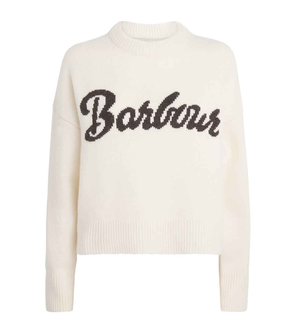 Barbour Womens Wool Ivybridge Sweater Ecru