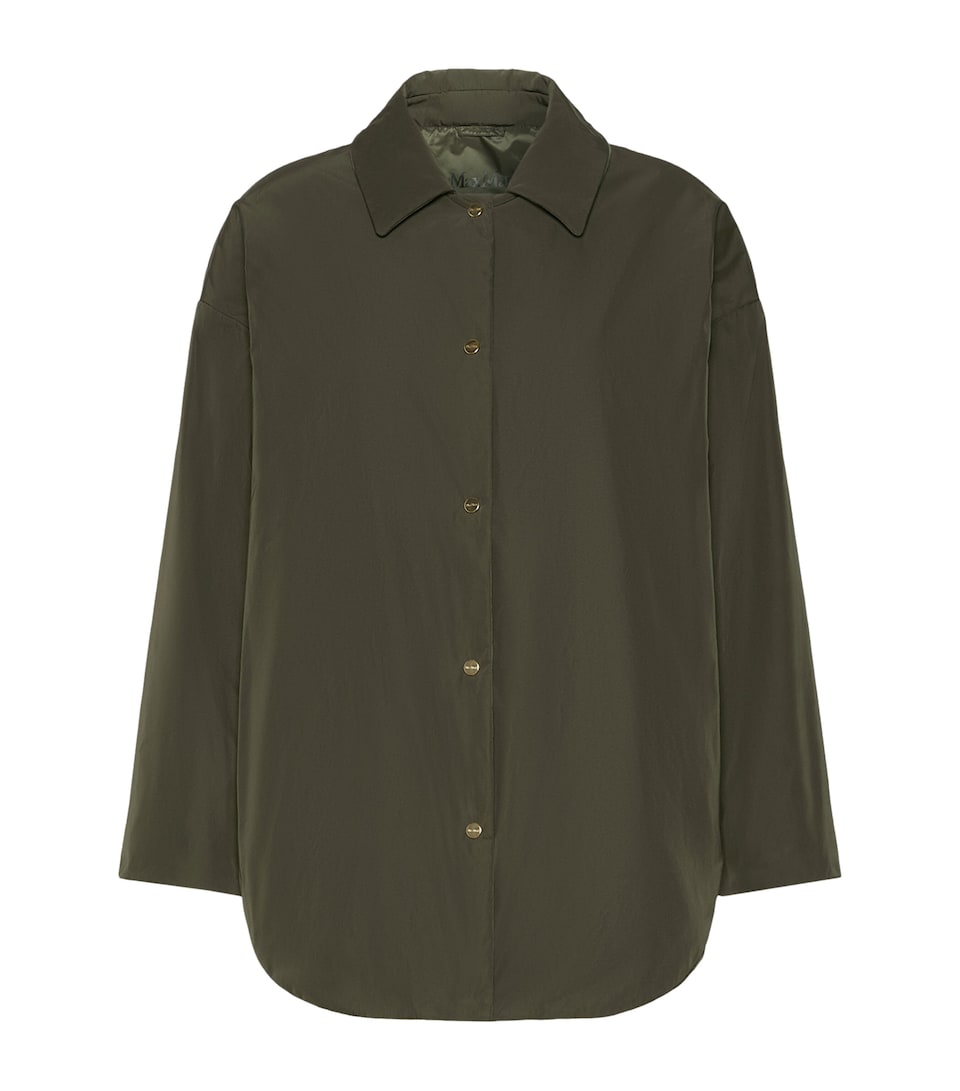 Max Mara Womens Reversible Padded Jacket Kaki