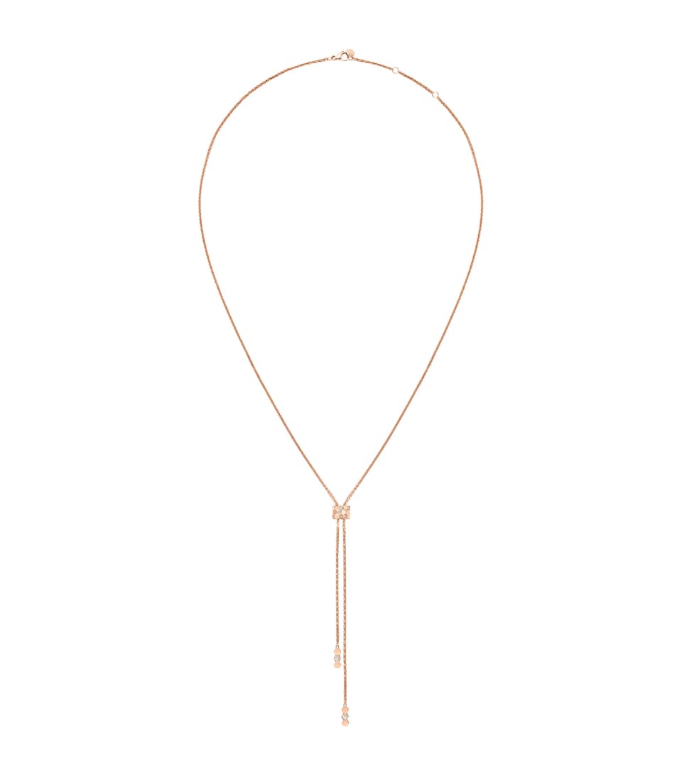 Rose Gold and Diamond Bee de Chaumet Necklace