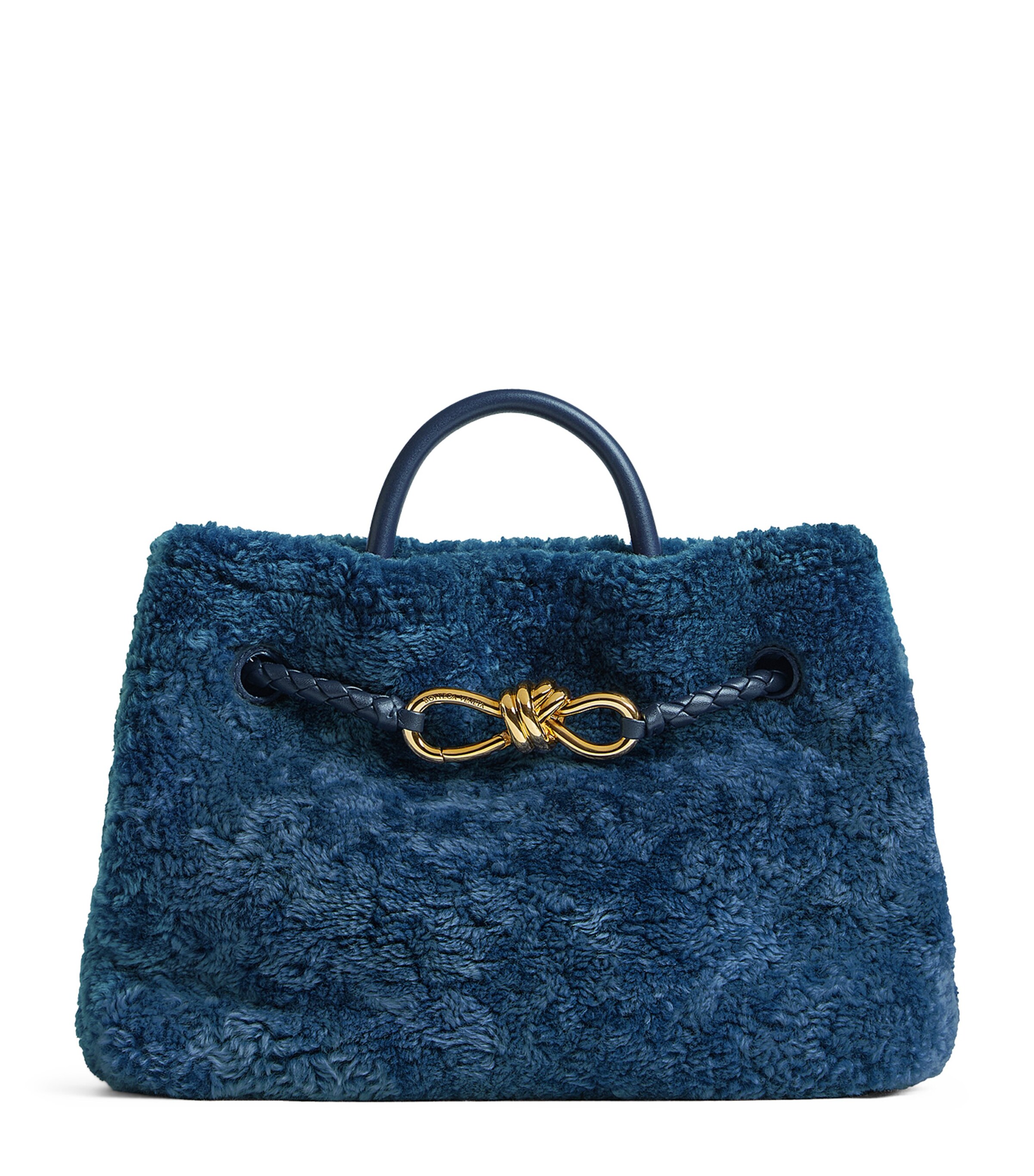 Small Shearling Andiamo Shoulder Bag