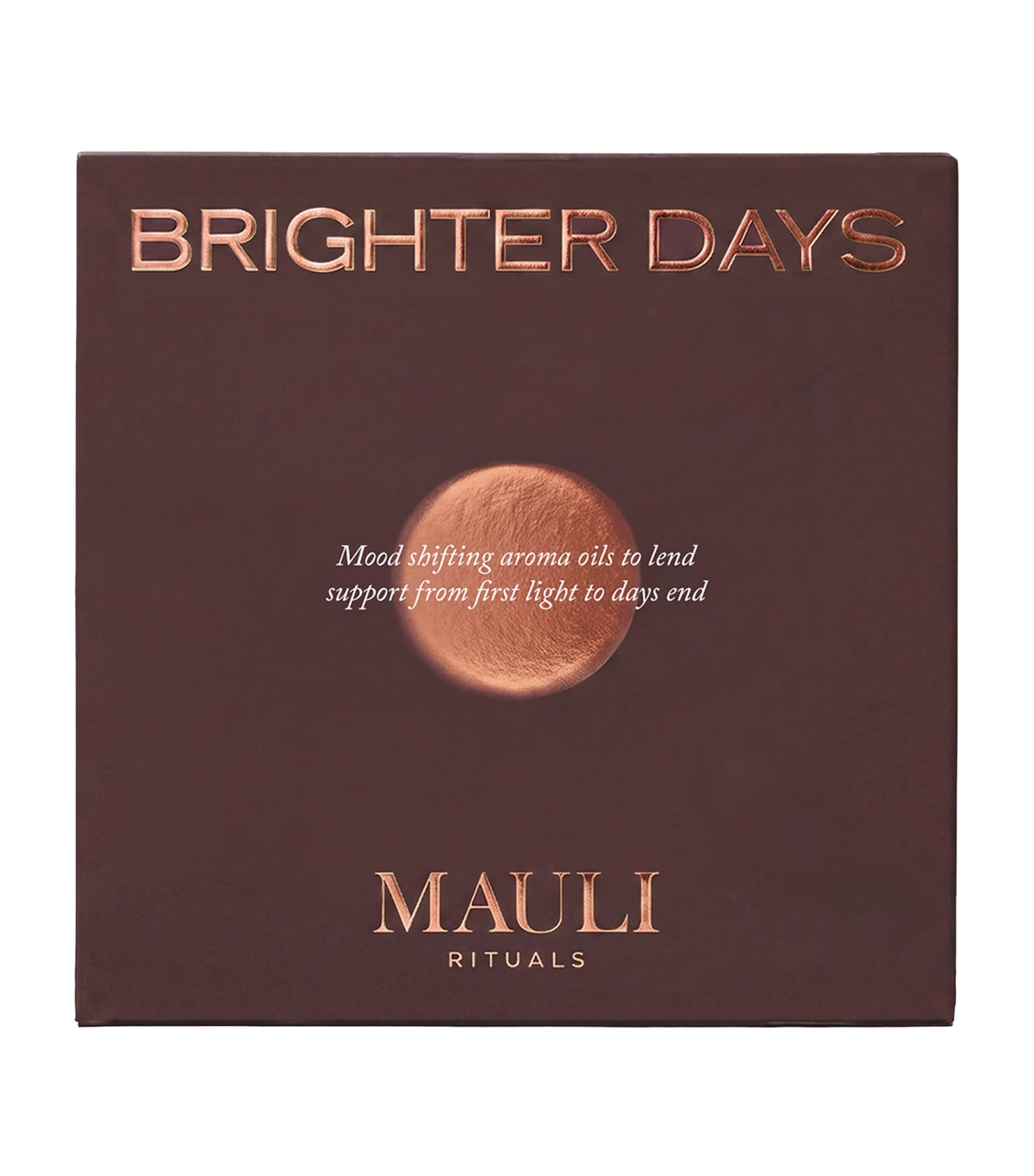 Mauli Rituals Brighter Days Aroma Oils Gift Set (3 x 10ml) Brown