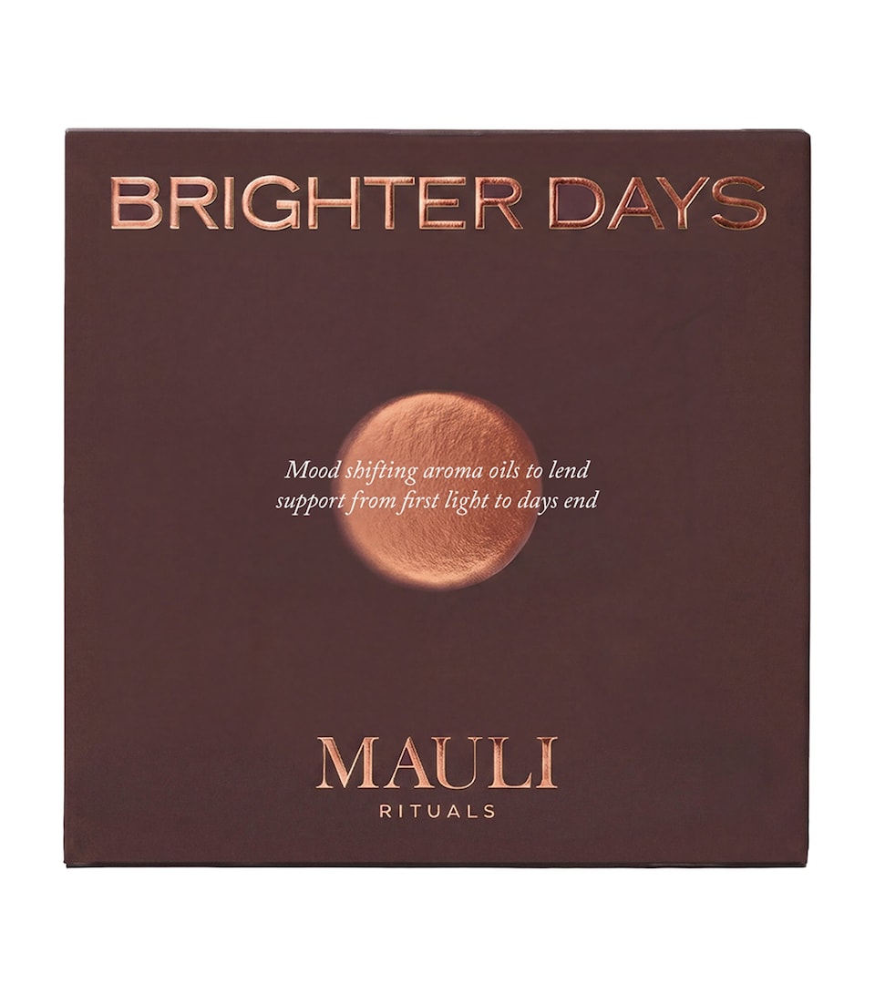 Mauli Rituals Brighter Days Aroma Oils Gift Set (3 x 10ml) Brown