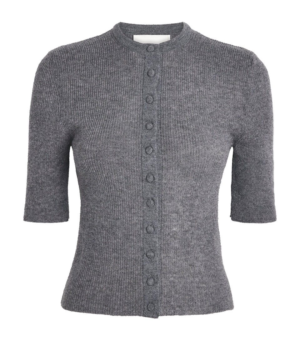 Citizens of Humanity Womens Wool-Cashmere Tabitha Cardigan Chrcl Hthr (dk Gry)