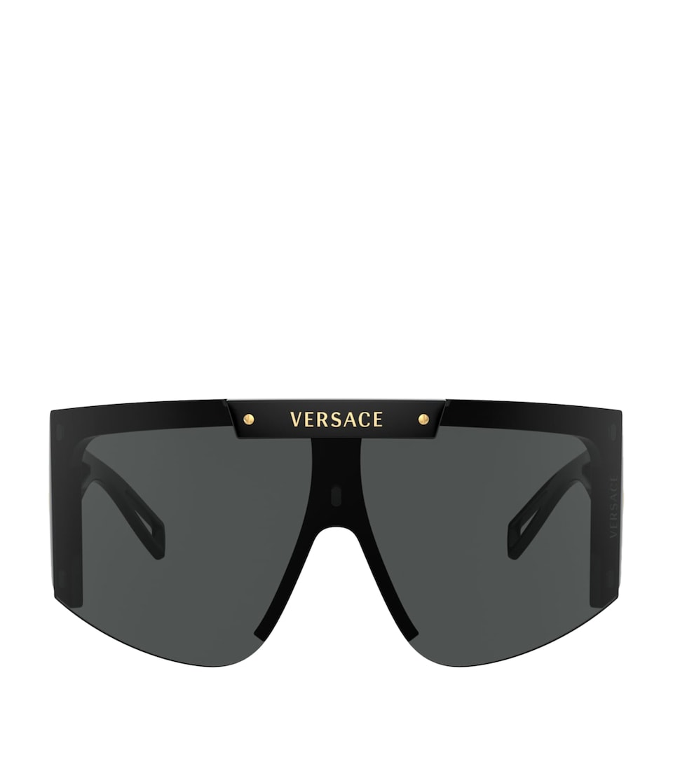 Versace Acetate Shield Sunglasses