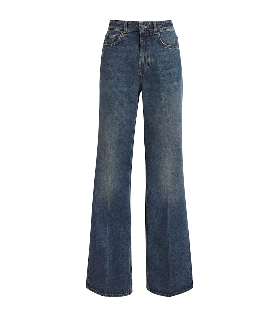 ME+EM Womens Leg Elongator Jeans Authentic Dark Wash