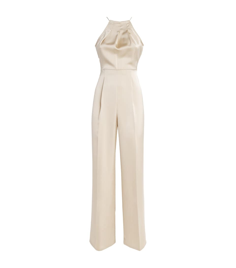 Satin Halterneck Jumpsuit