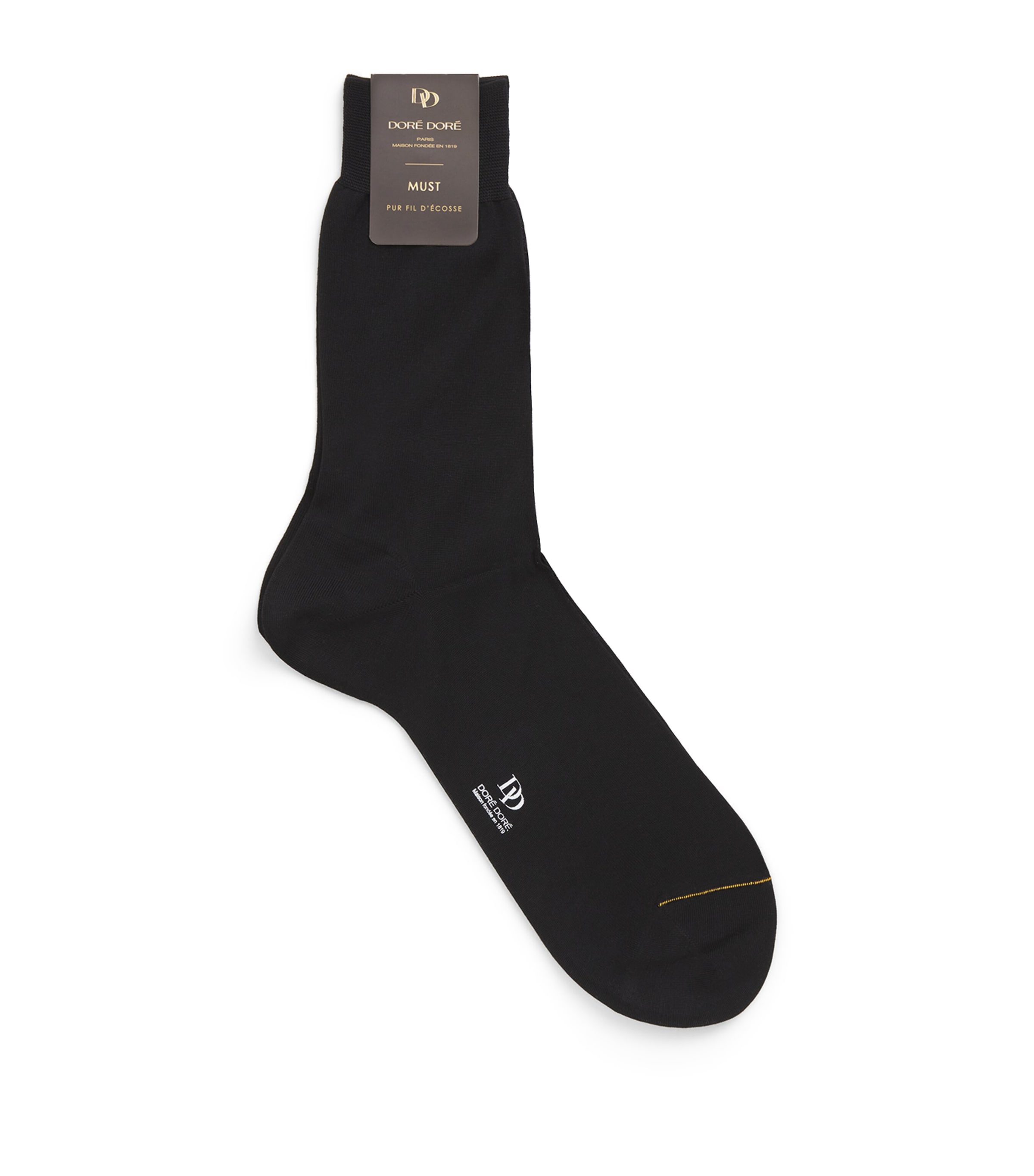 Doré Doré Mens Cotton Must Socks Black