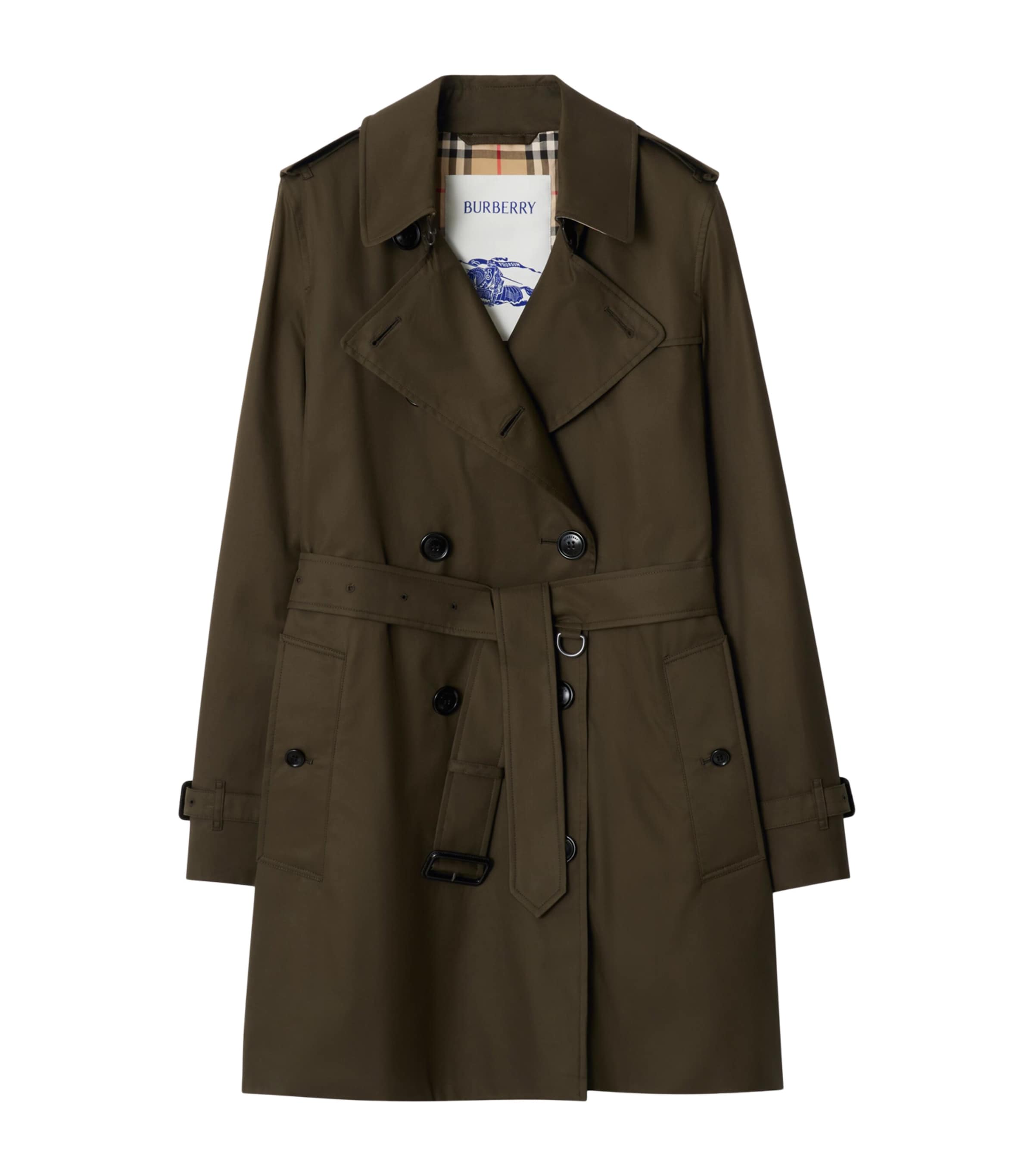 Tropical Gabardine Kensington Trench Coat