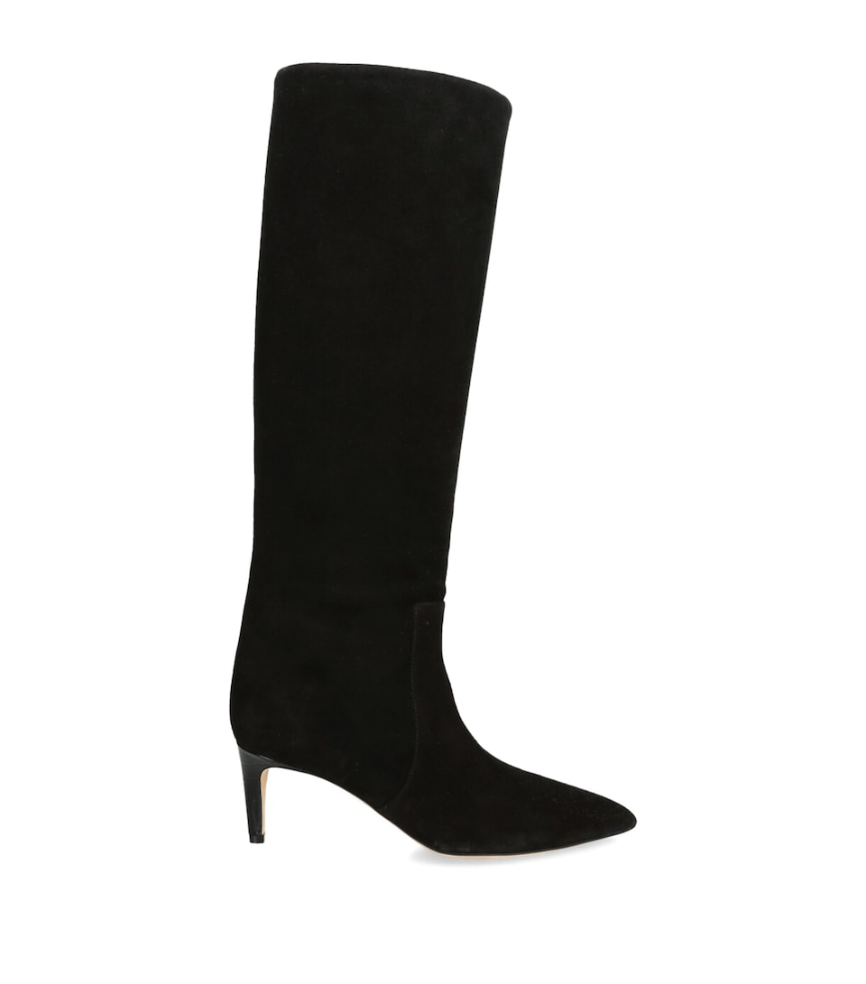 Suede Stiletto Heeled Boots 60
