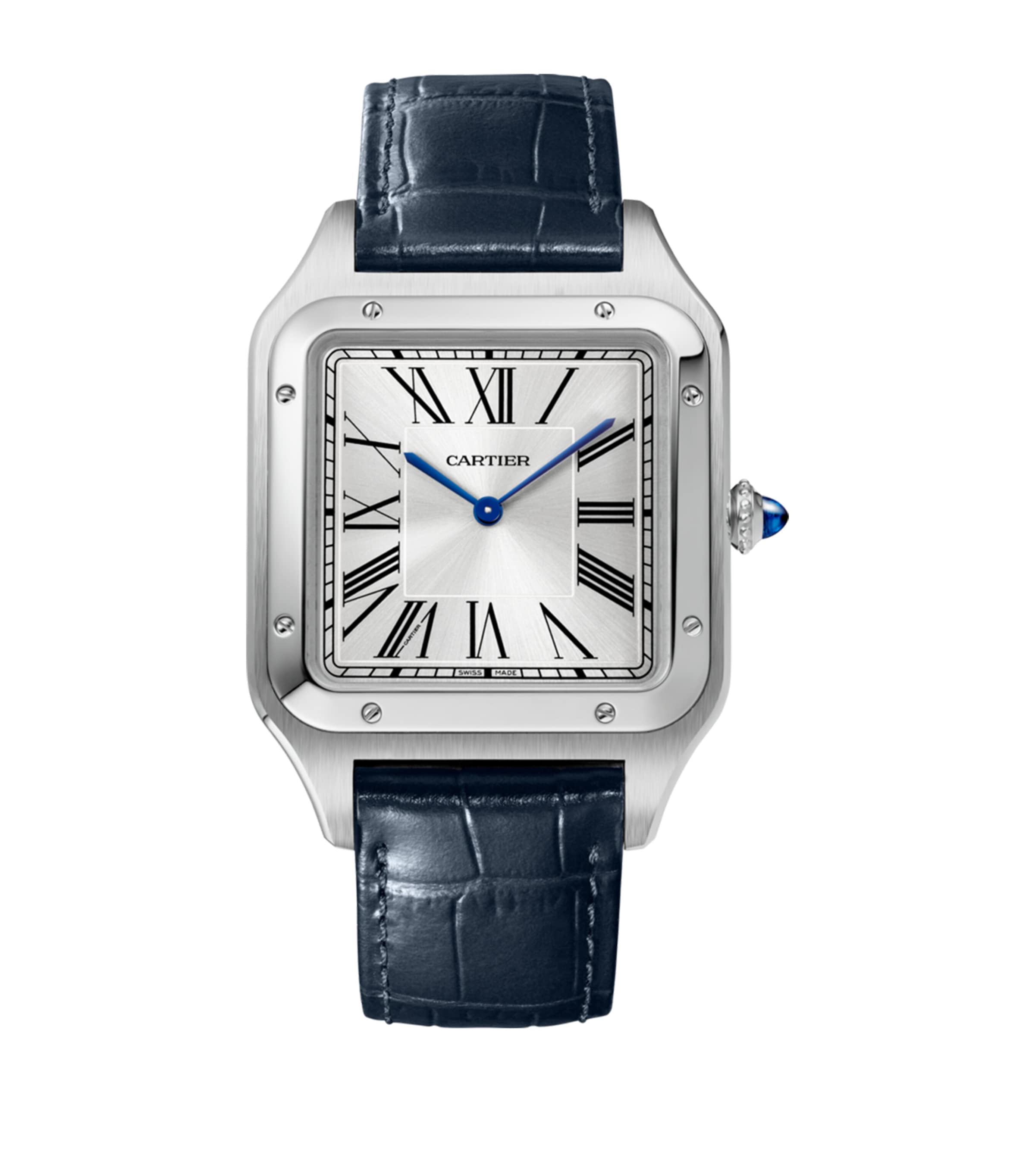 Stainless Steel Santos-Dumont Watch 46.6mm