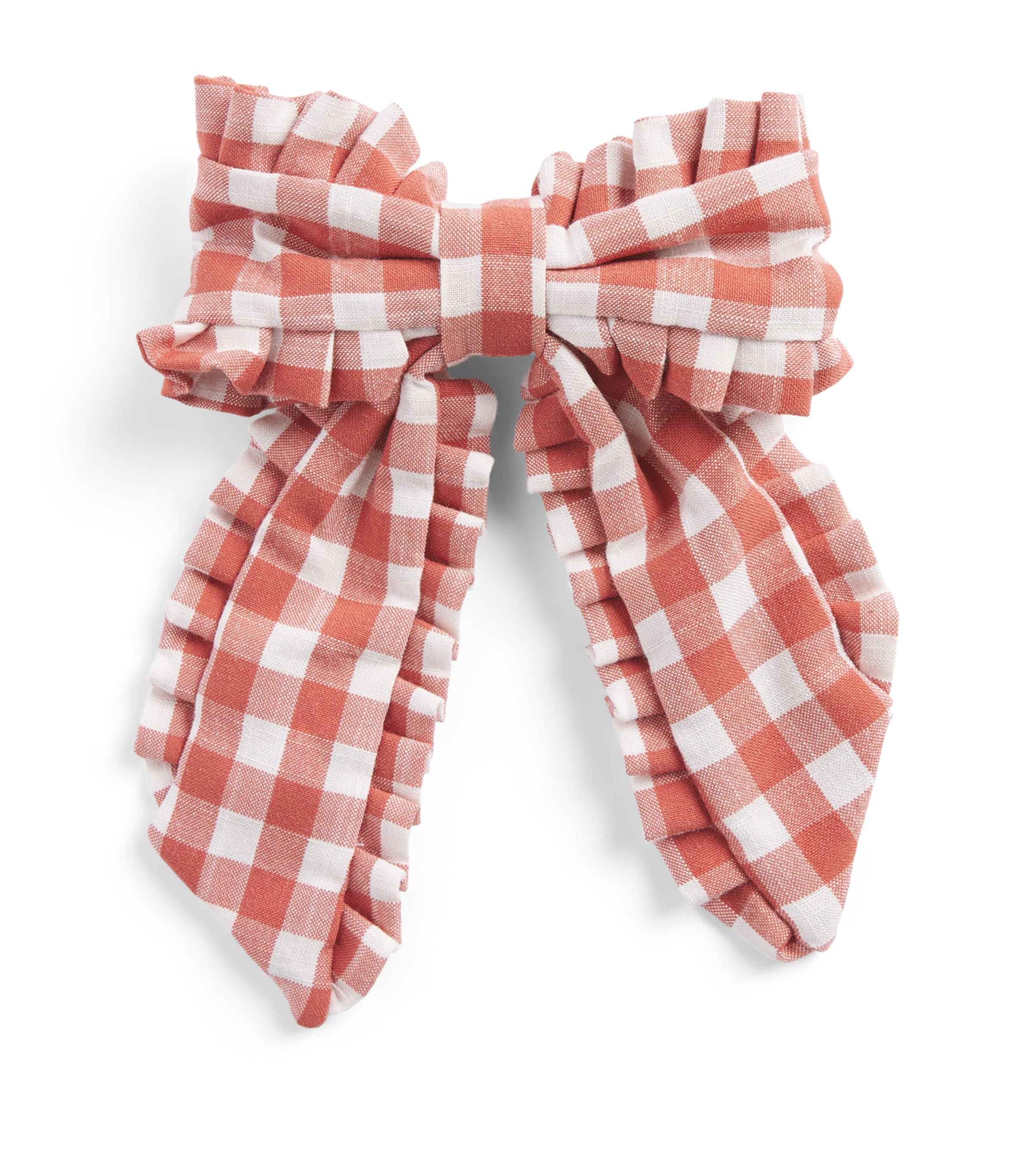 Rockahula Gingham Bow Hair Clip Pink
