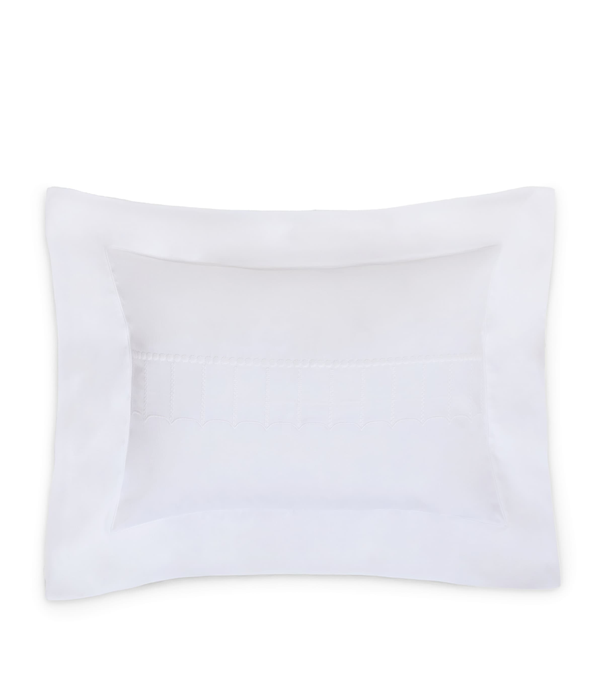 Loretta Caponi Dots Boudoir Pillowcase (30cm x 40cm) White
