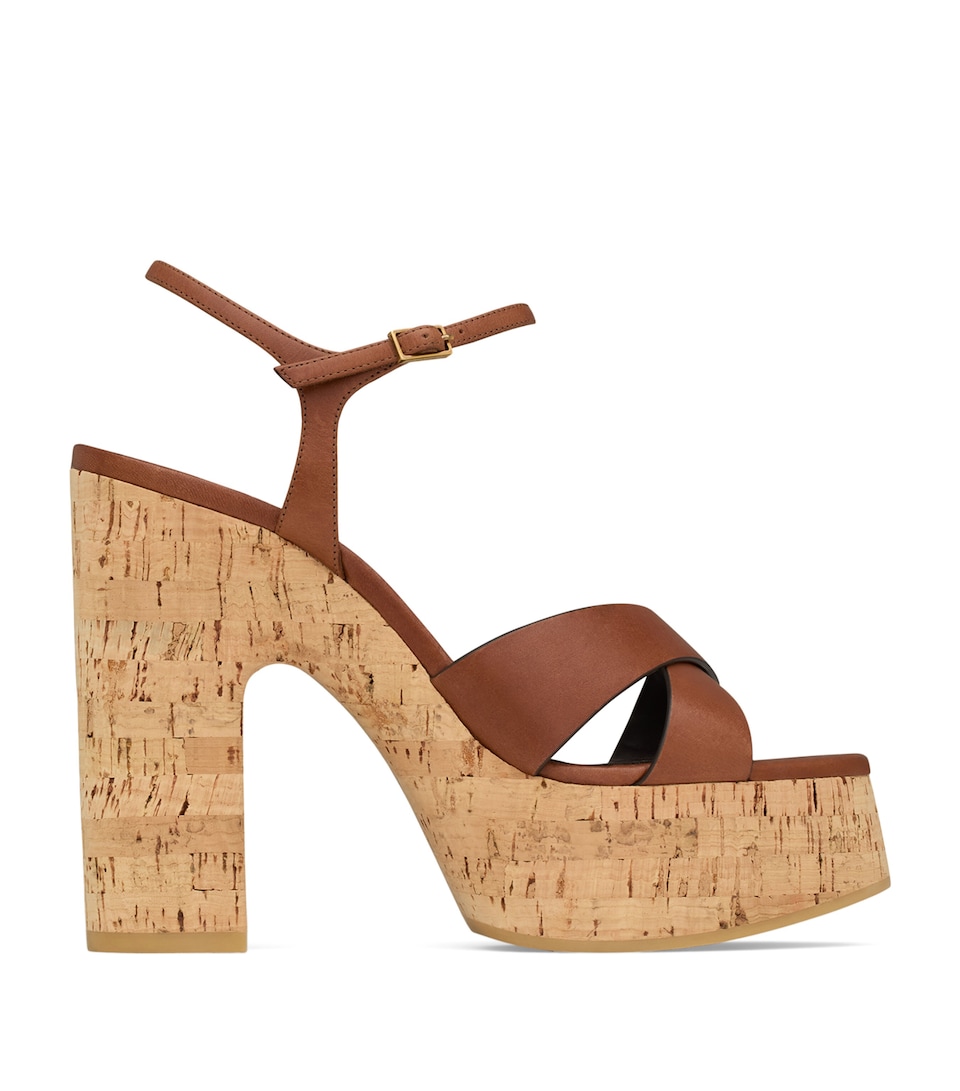 Leather Bianca Platform Sandals 85
