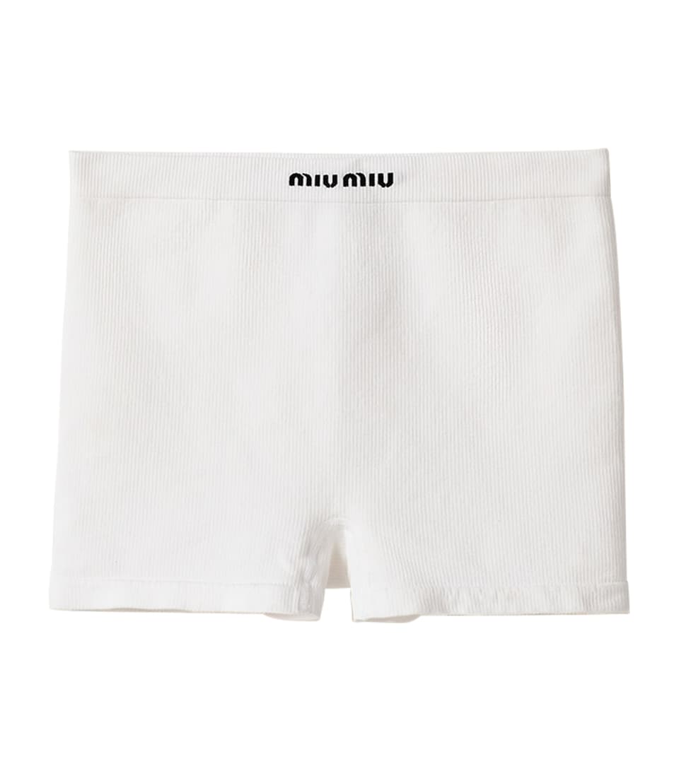 Ribbed Seamless Boxer Shorts