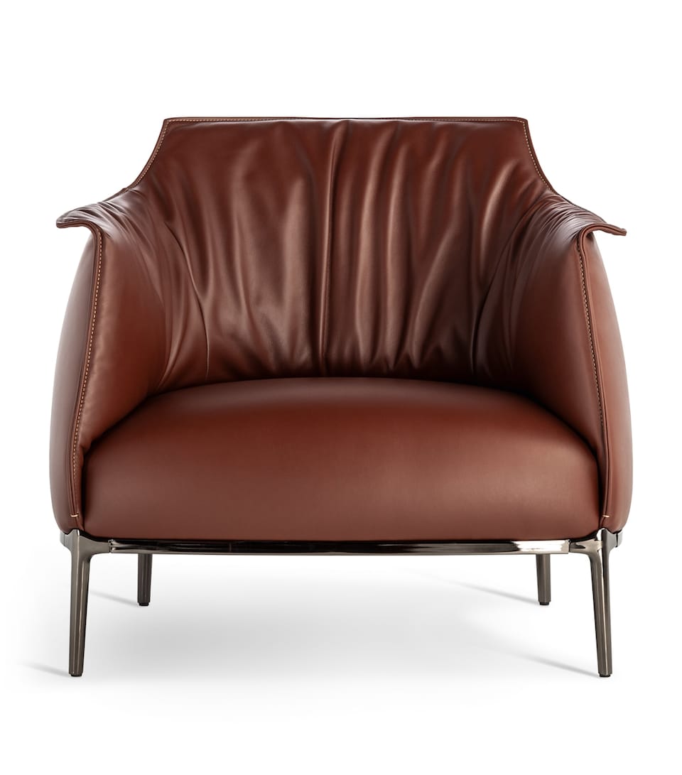 Poltrona Frau Leather Archibald Armchair Il Carrubo