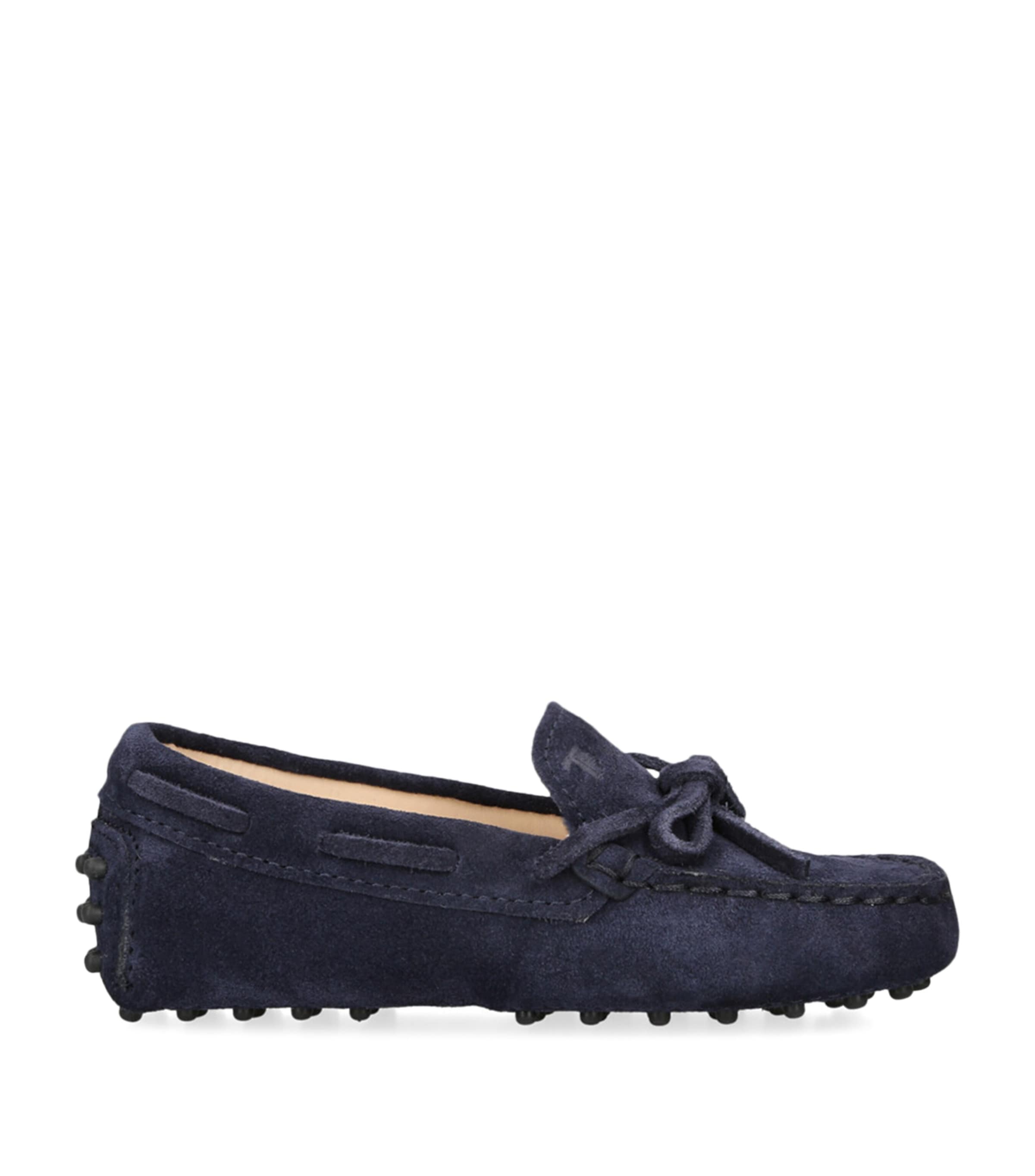 Tod's Suede Gommino Driving Shoes Navy