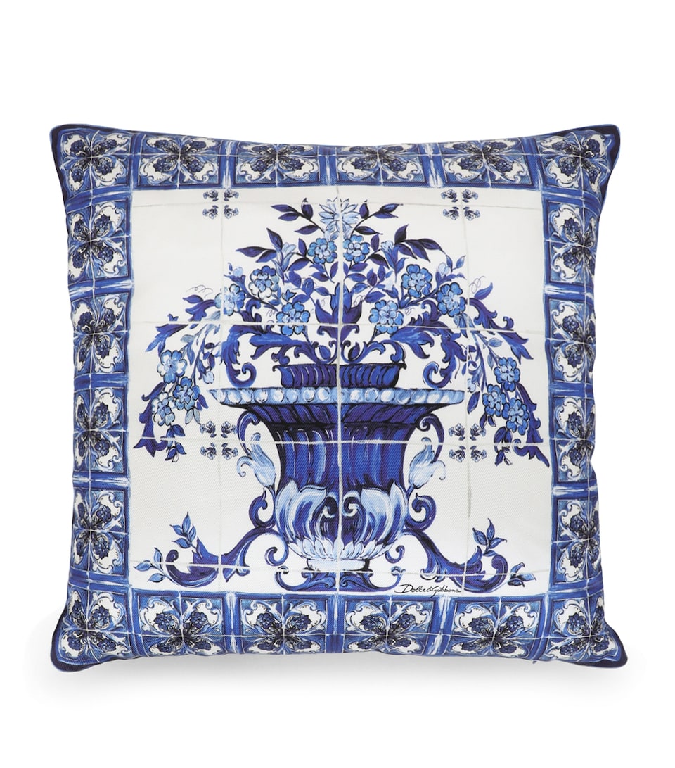 Dolce&Gabbana Casa Blu Mediterraneo Cushion (45cm x 45cm) Vaso Blu Medit
