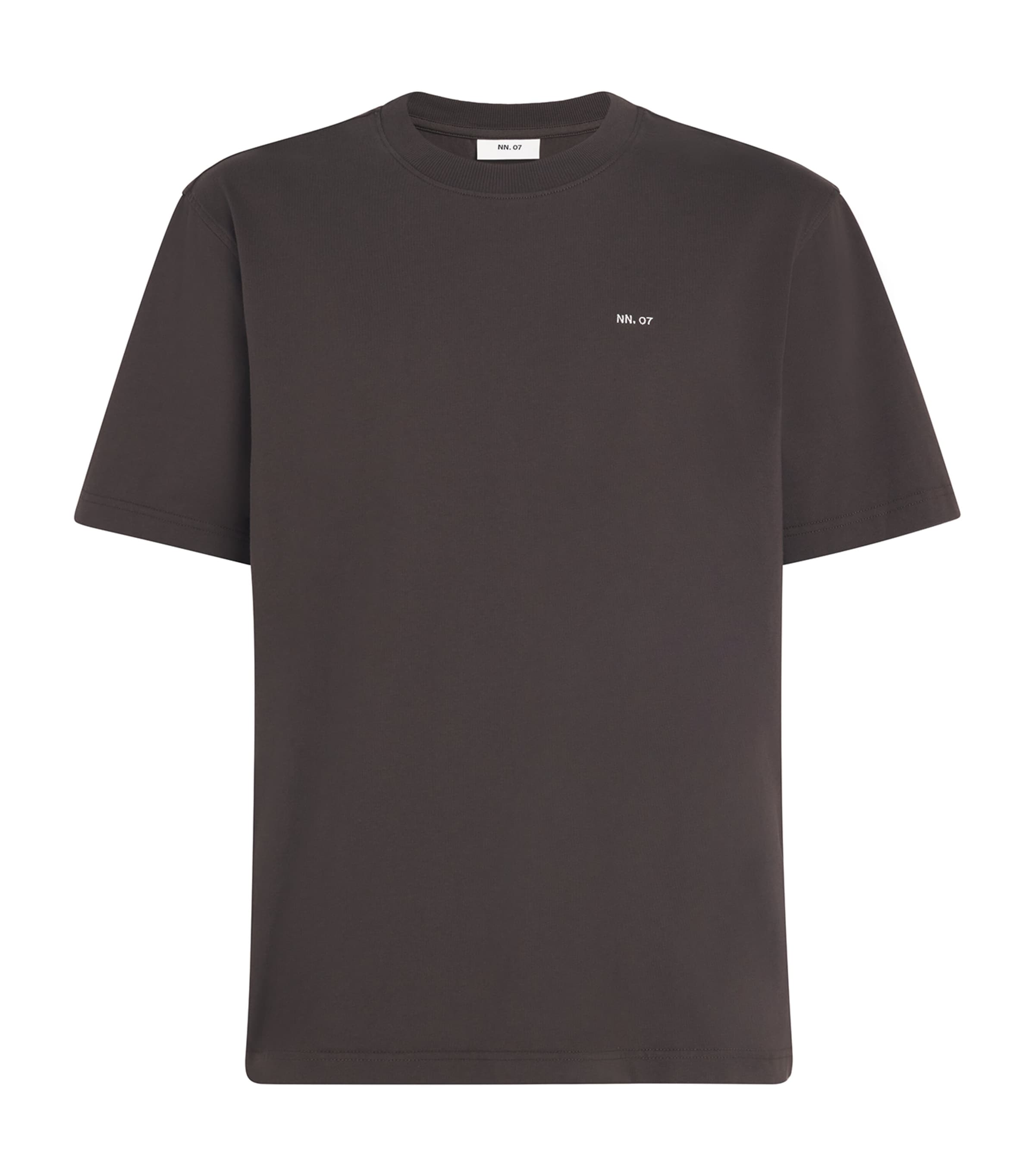 Tシャツ・カットソー MONCLER T-shirt with flocked cotton logo (K20918C00036 001) Black Flocked Logo Cotton T-Shirt - Polos & T-shirts for Men