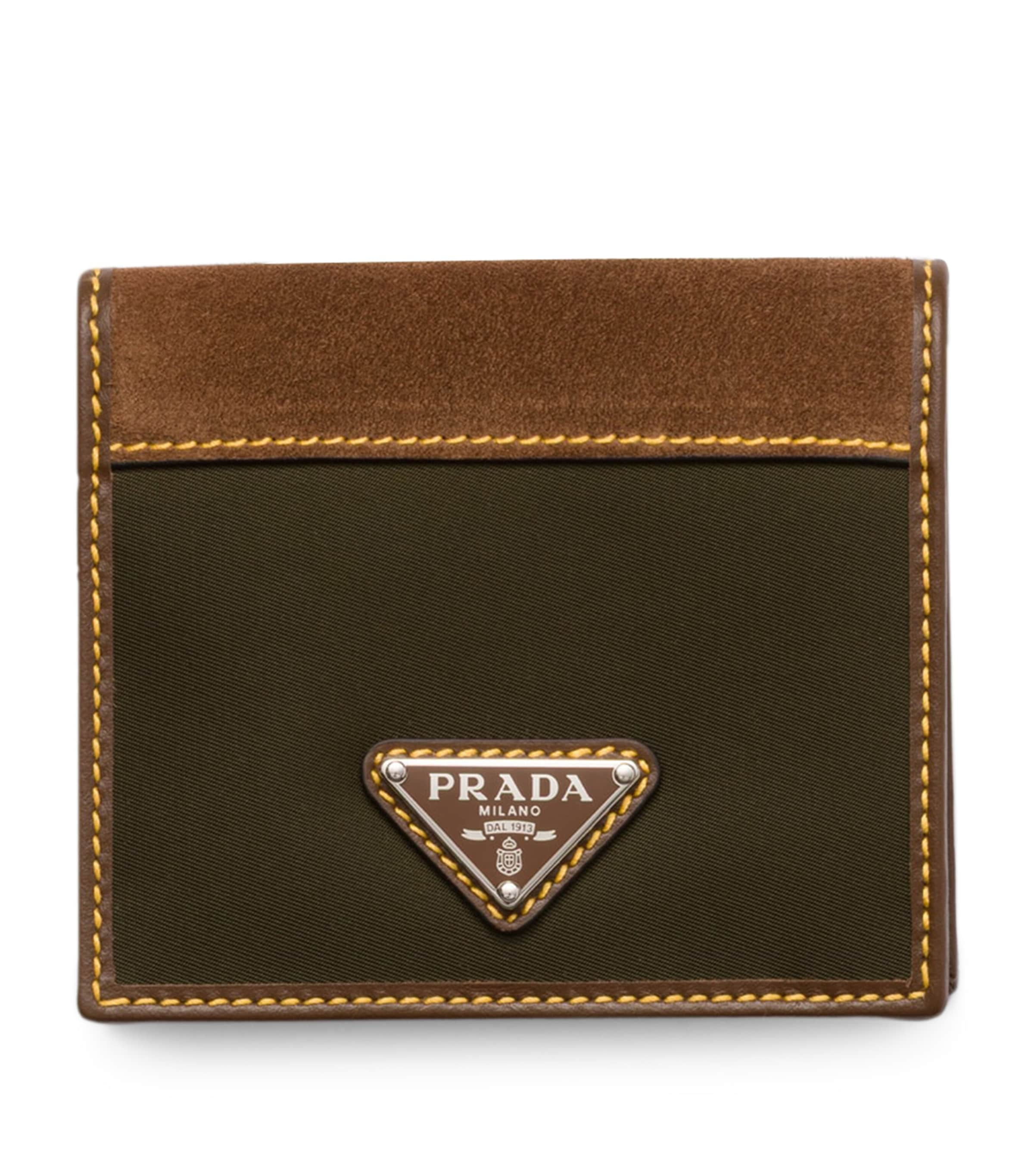 Re-Nylon and Leather Wallet
