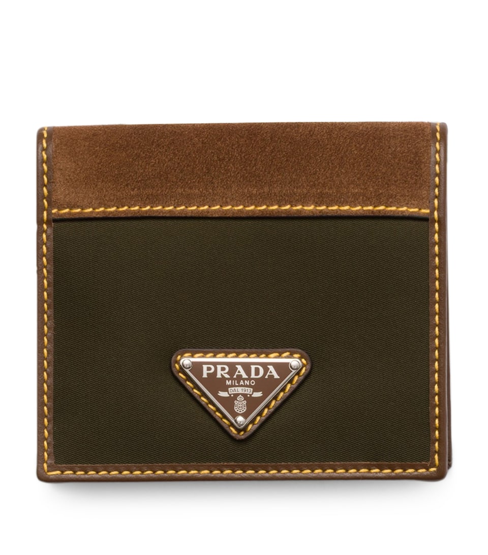 Re-Nylon and Leather Wallet