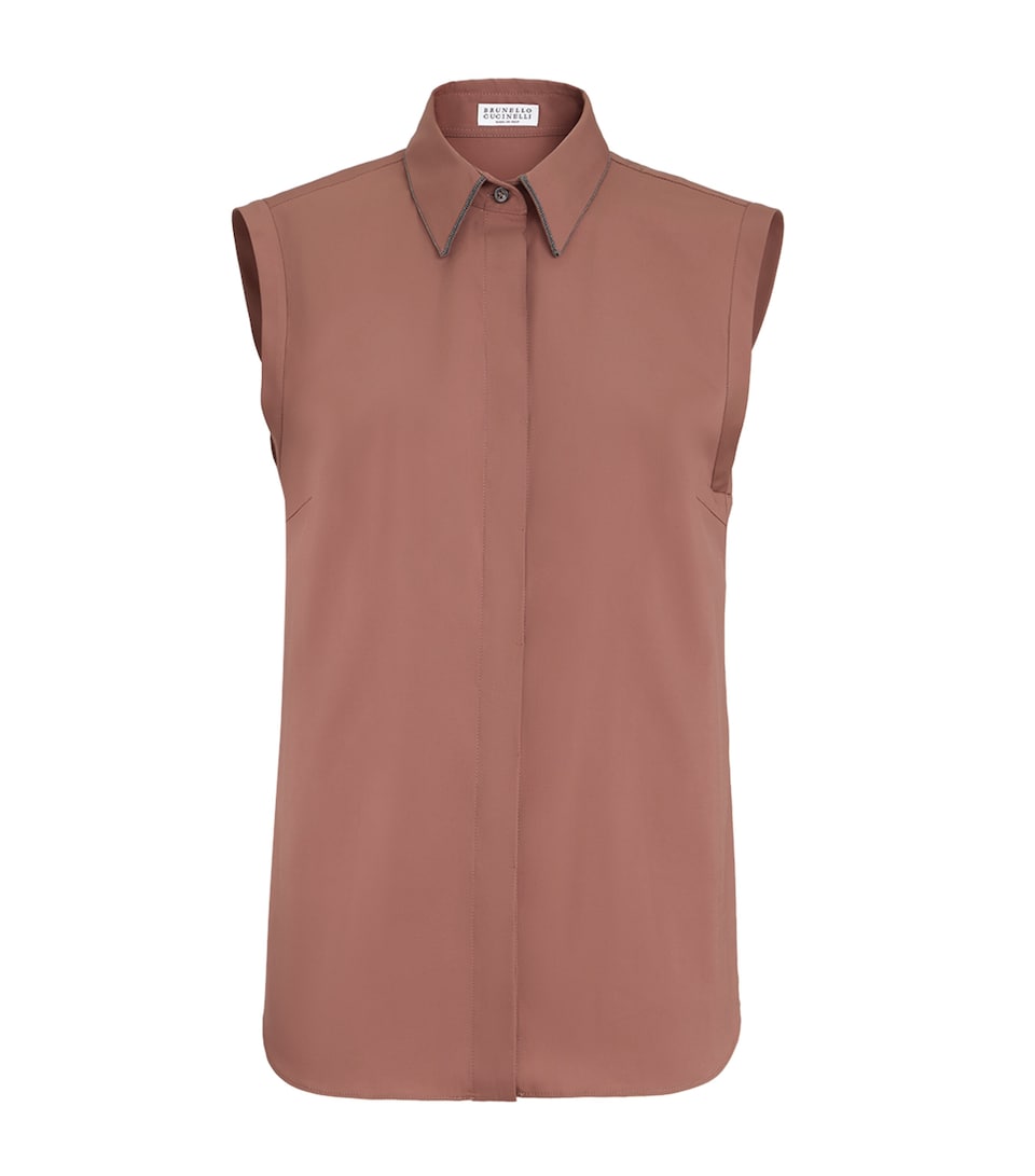 Stretch-Cotton Poplin Shirt