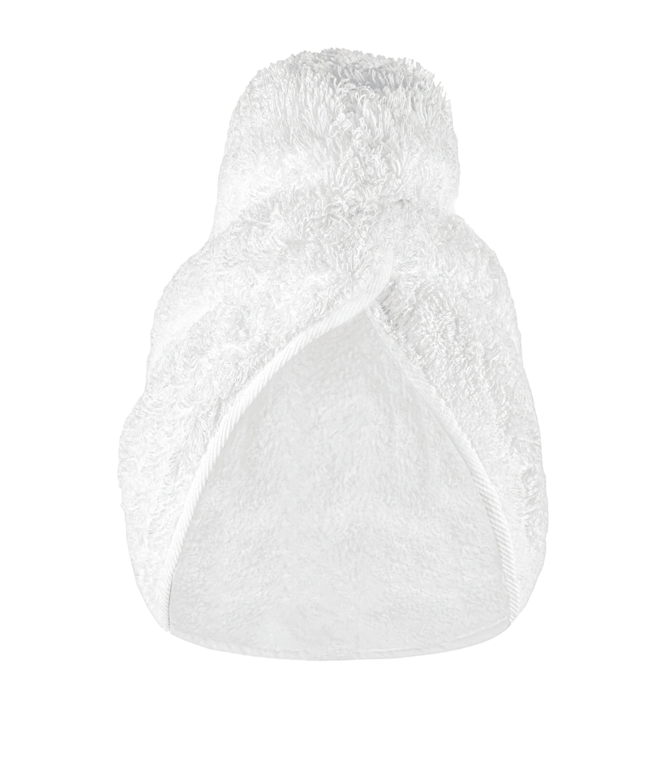 GRACCIOZA Egyptian Cotton Egoist Hair Towel (75cm x 23cm) White