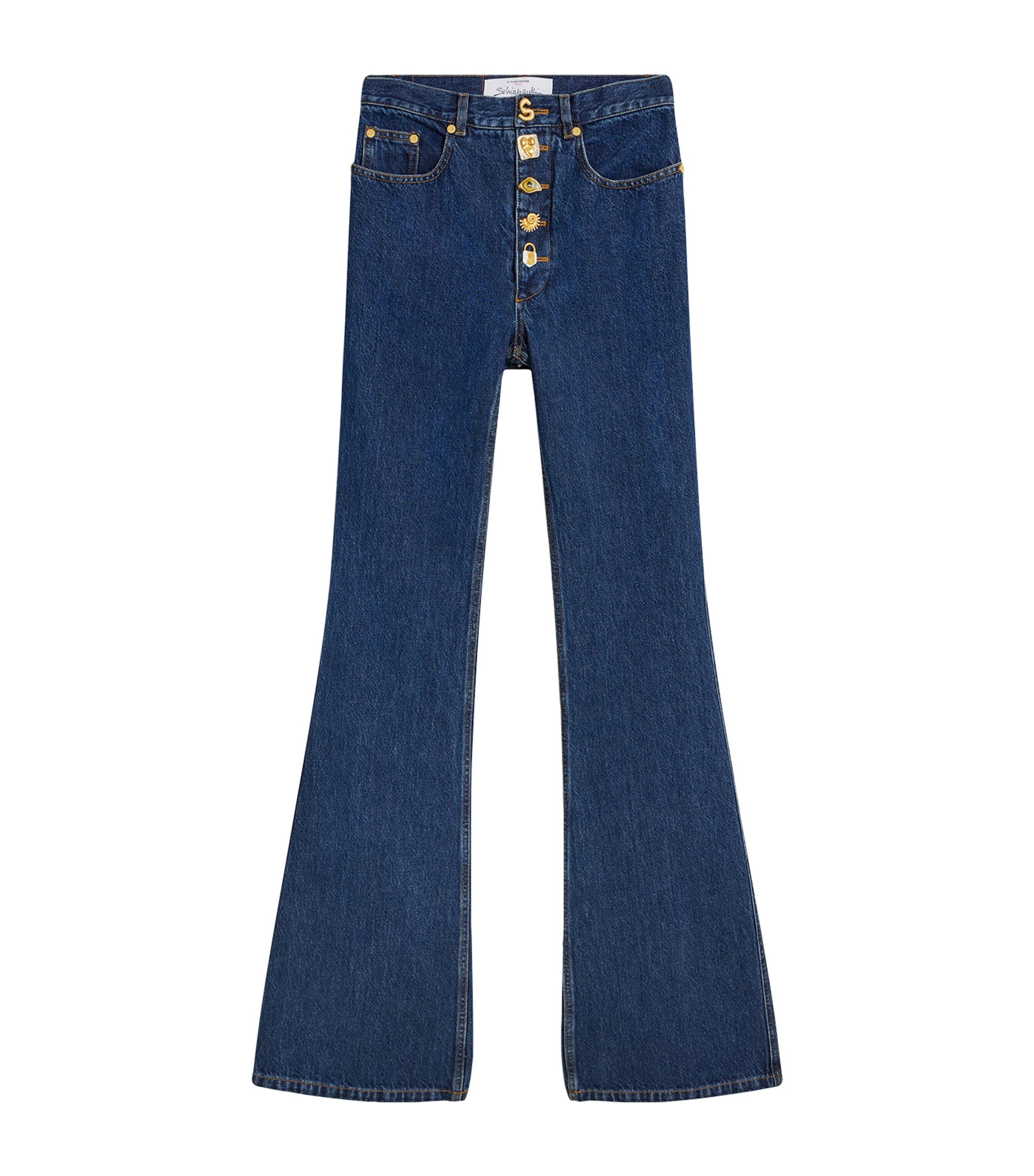 Bijoux Buttons Bootcut Jeans