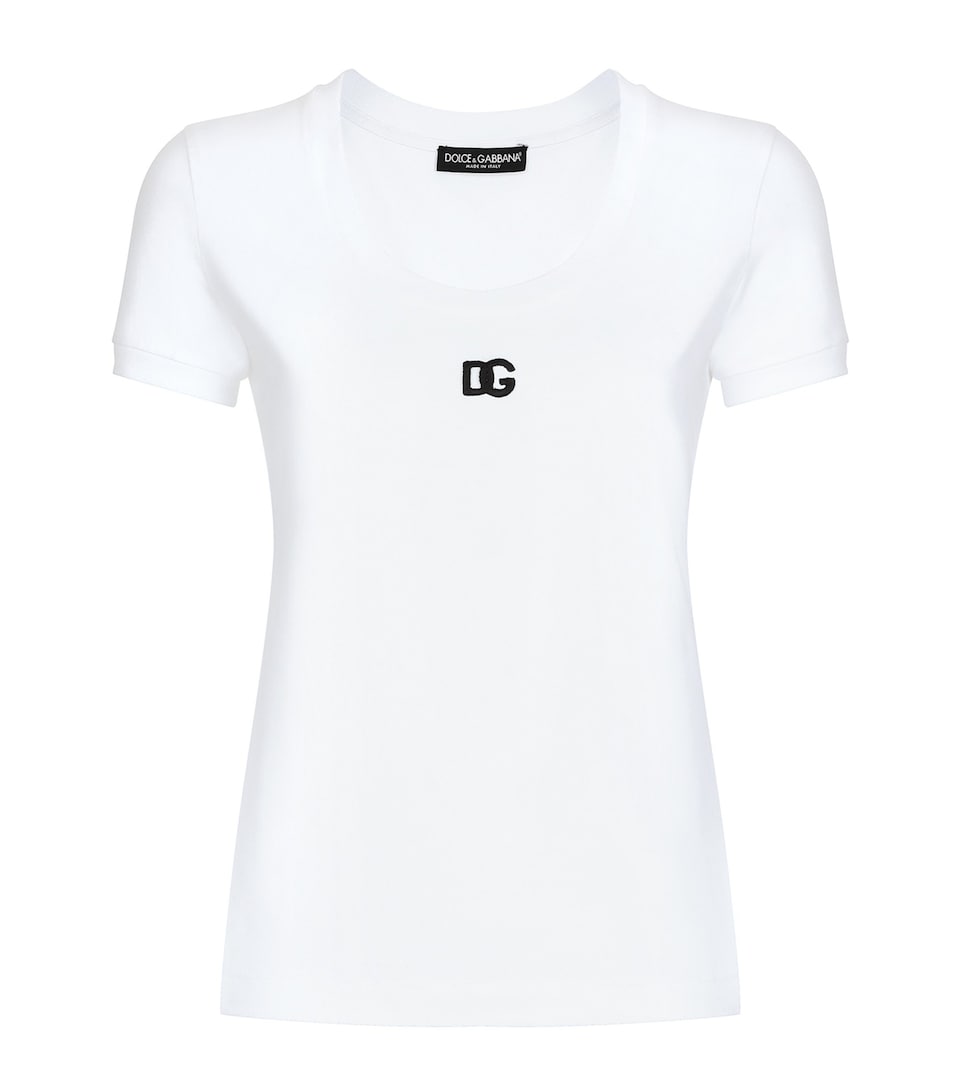 Scoop-Neck Logo T-Shirt