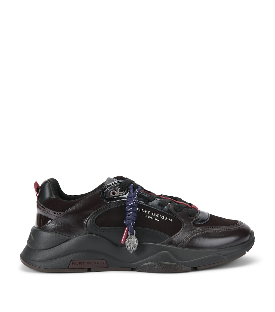 Kurt Geiger London Leather Royston Sneakers Dark Brown