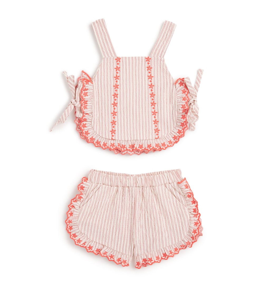 Stretch-Cotton Juria Top and Shorts Set (6-36 Months)
