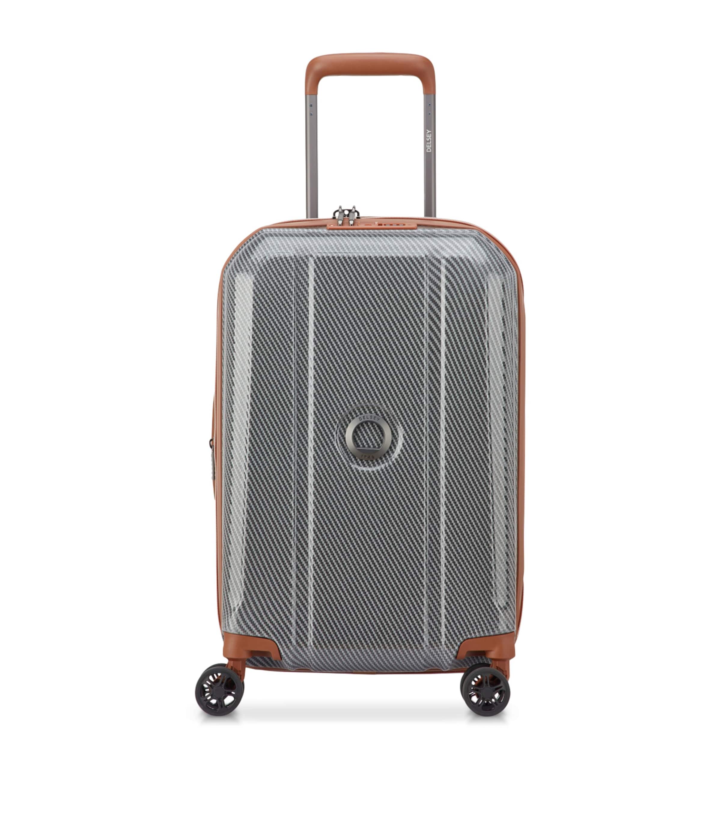 Delsey Helium Ultimate Spinner Cabin Suitcase (55cm) Silver