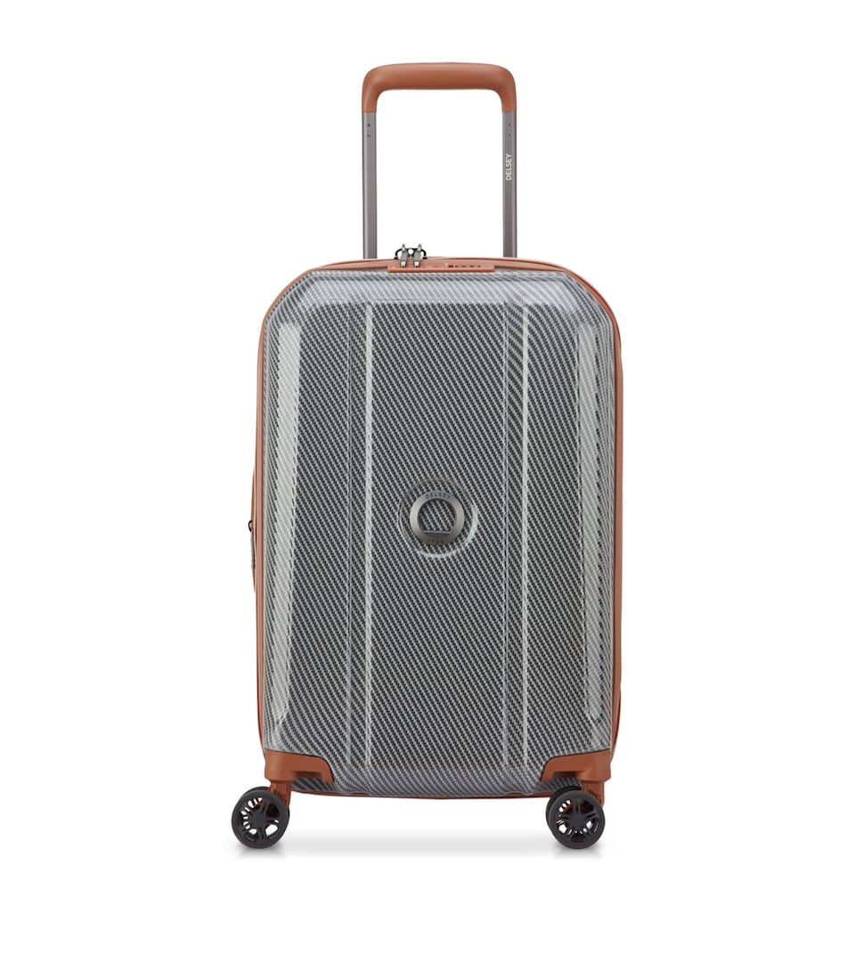 Delsey Helium Ultimate Spinner Cabin Suitcase (55cm) Silver
