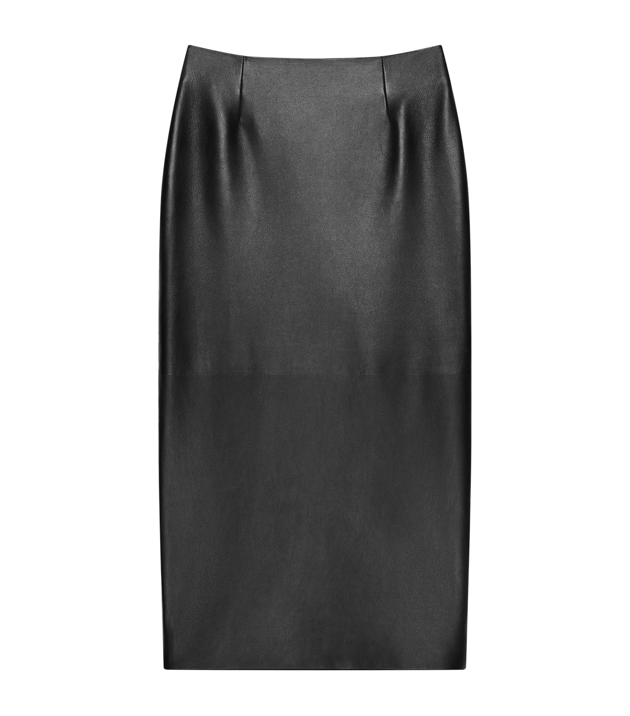 Lambskin Pencil Skirt