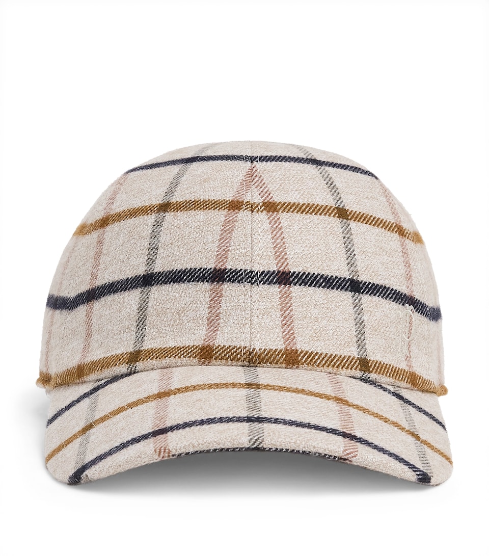 Purdey Cotton Check Baseball Cap Wtc