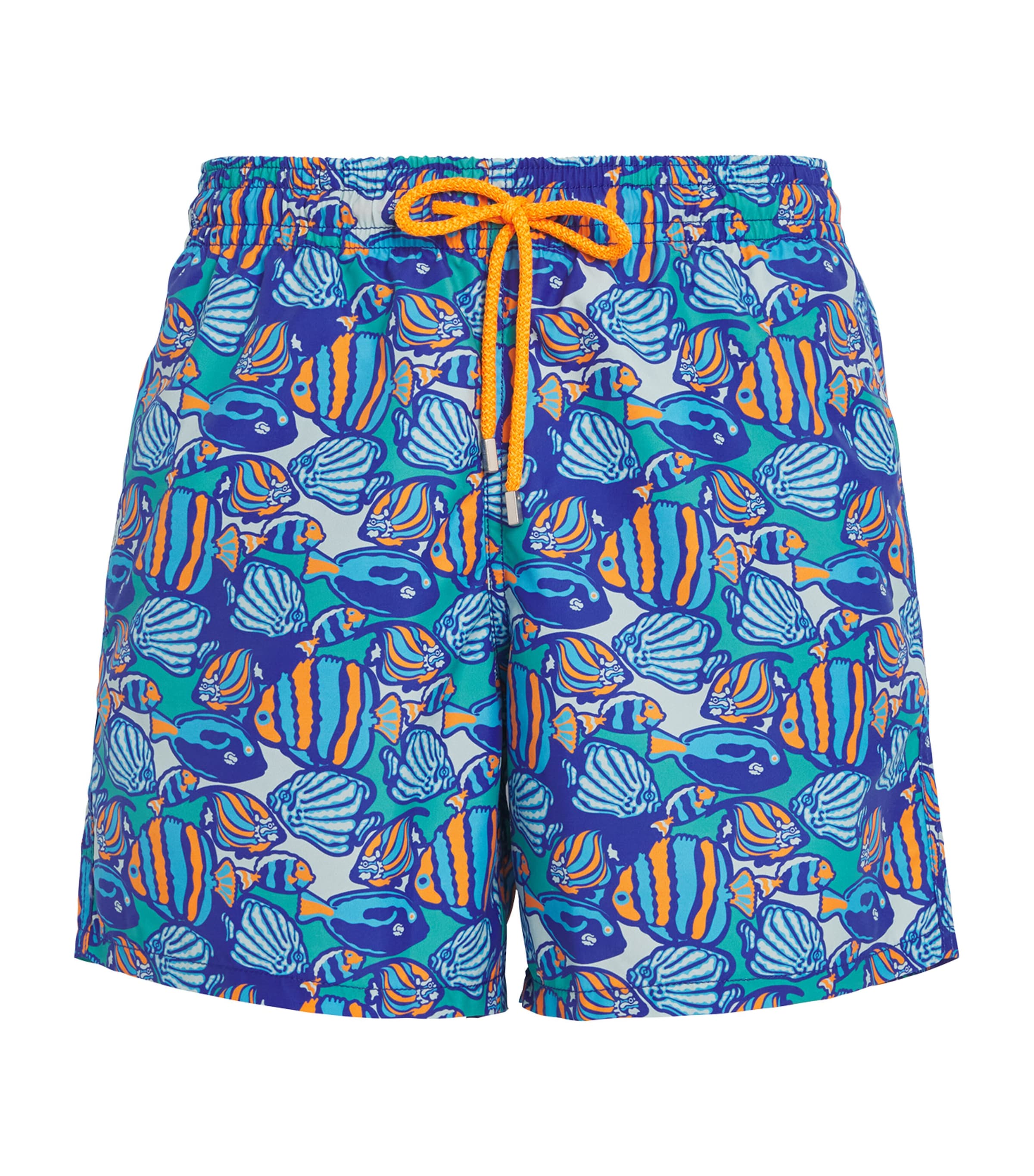 Fishy Vibes Print Moorea Swim Shorts