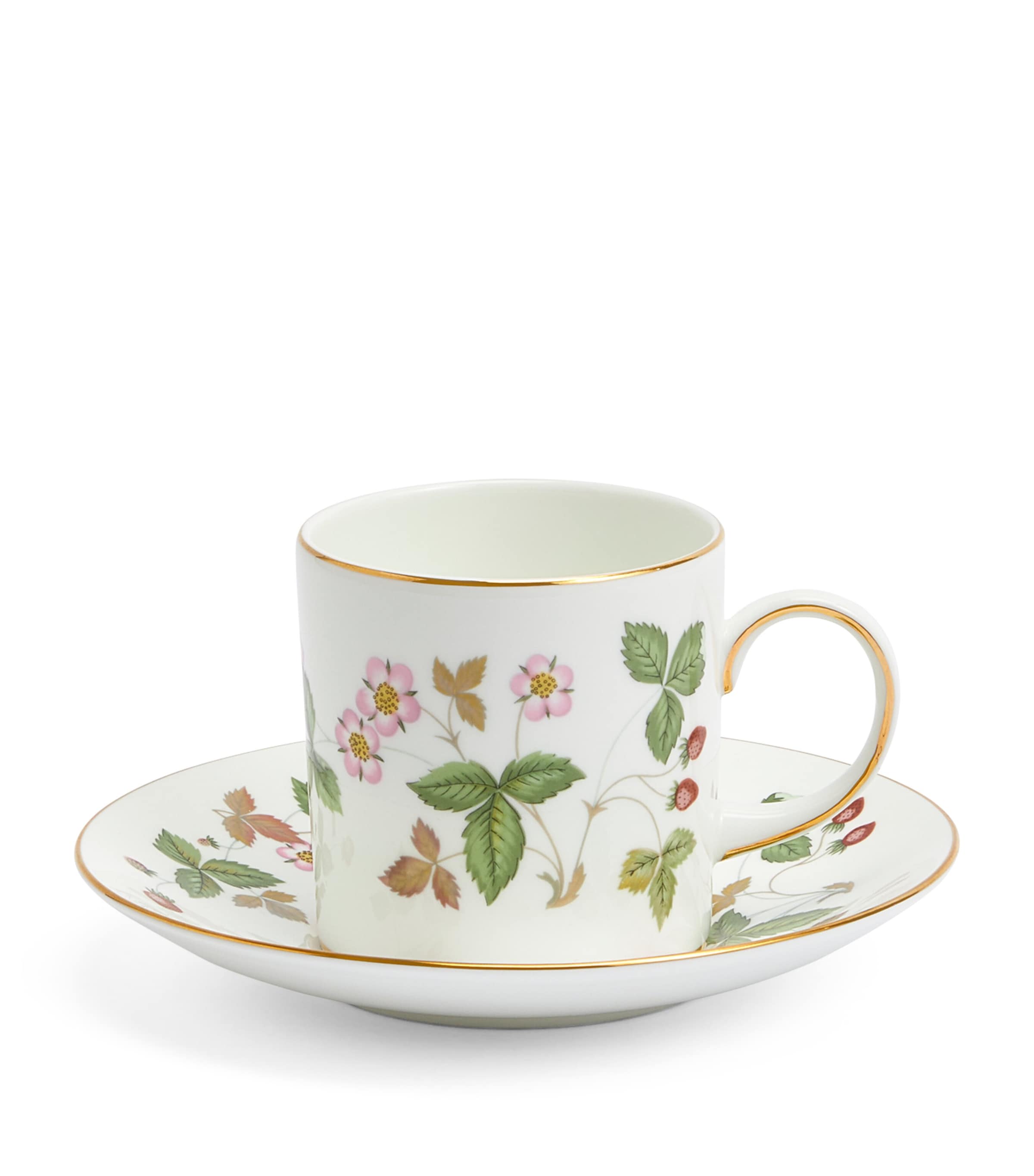 Wild Strawberry Coffee Cup and Saucer