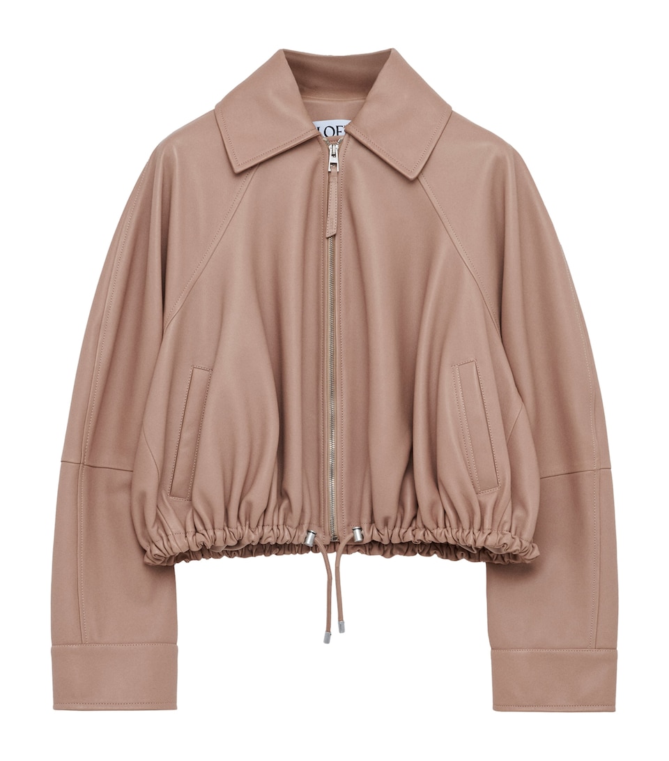 Balloon Leather Jacket